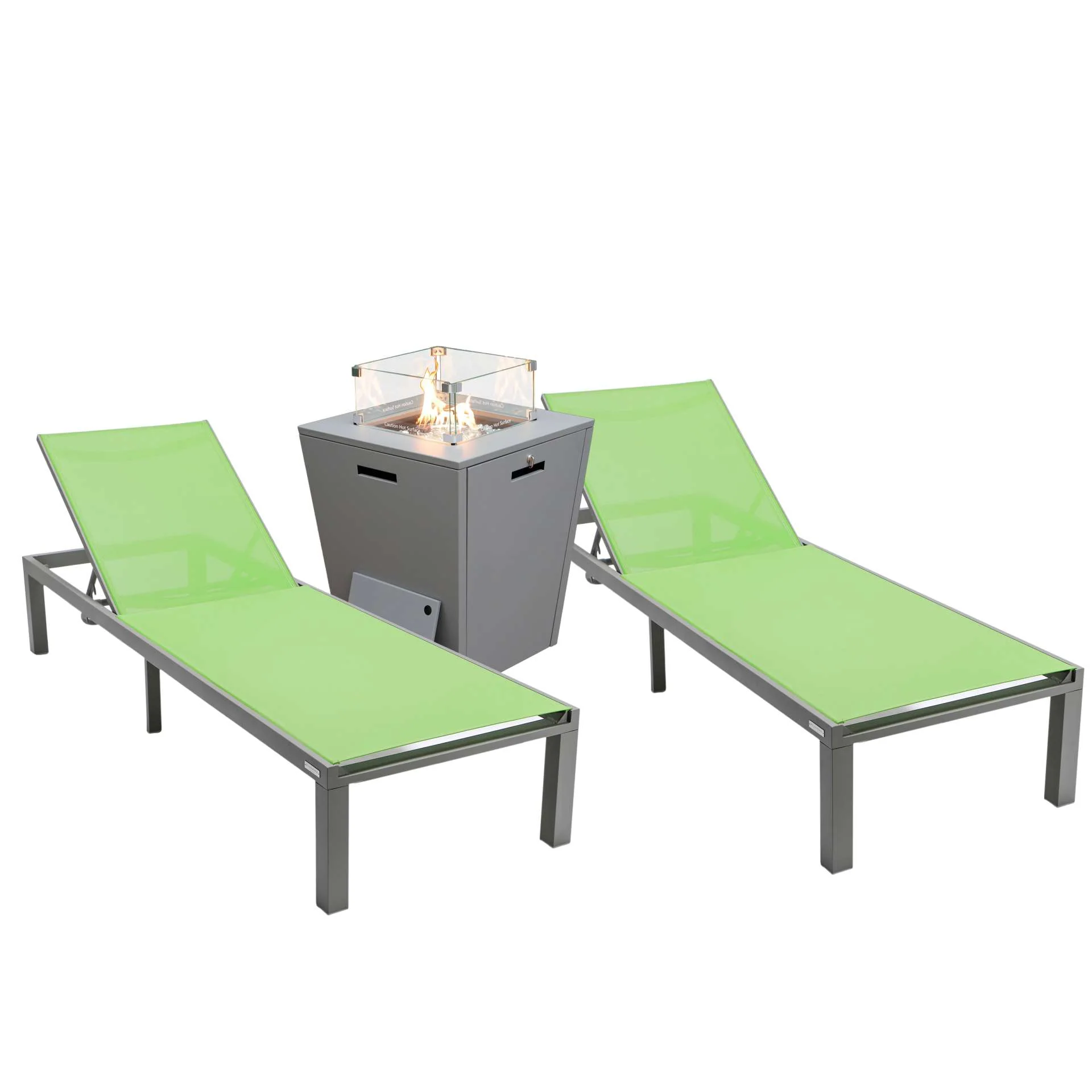 LeisureMod Marlin Modern Aluminum Outdoor Patio Chaise Lounge Chair Set of 2 - MLGRCF21-77BL2 - Image 67