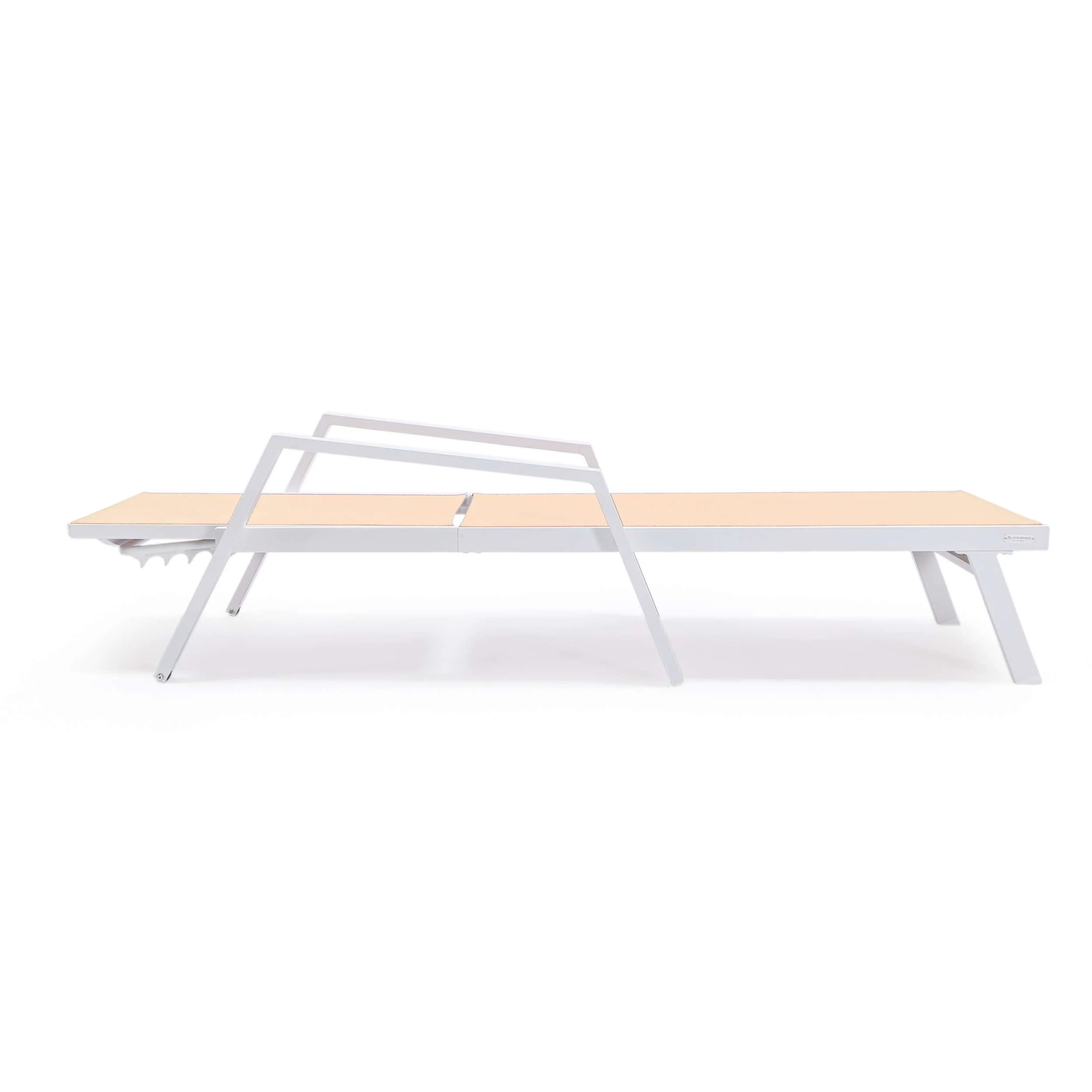 LeisureMod Marlin Modern Aluminum Outdoor Patio Chaise Lounge Chair With Arms Set of 2 - MLAWCF21-77BL2 - Image 96