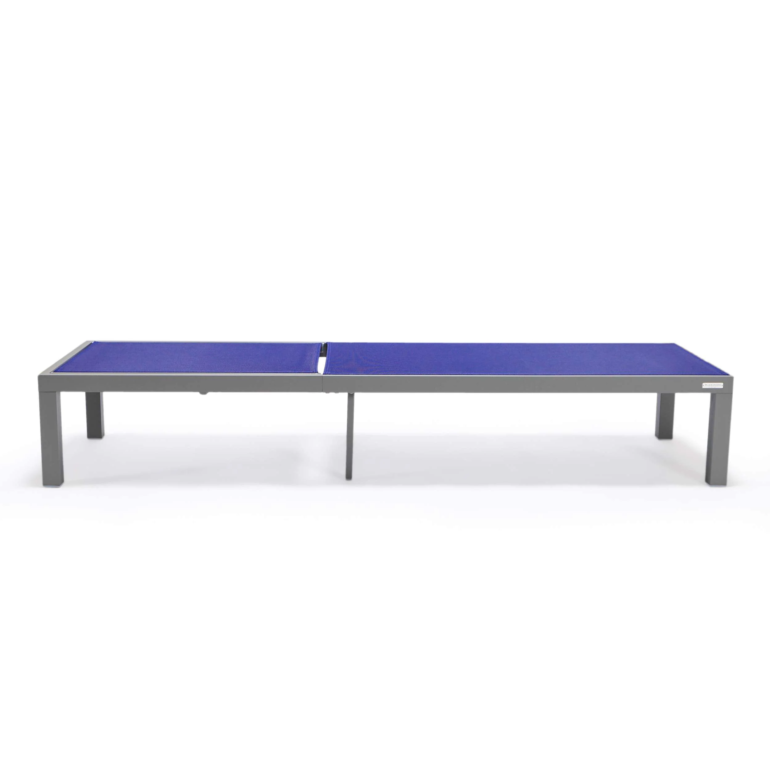 LeisureMod Marlin Modern Grey Aluminum Outdoor Patio Chaise Lounge Chair - MLGRCF21-77BL - Image 122