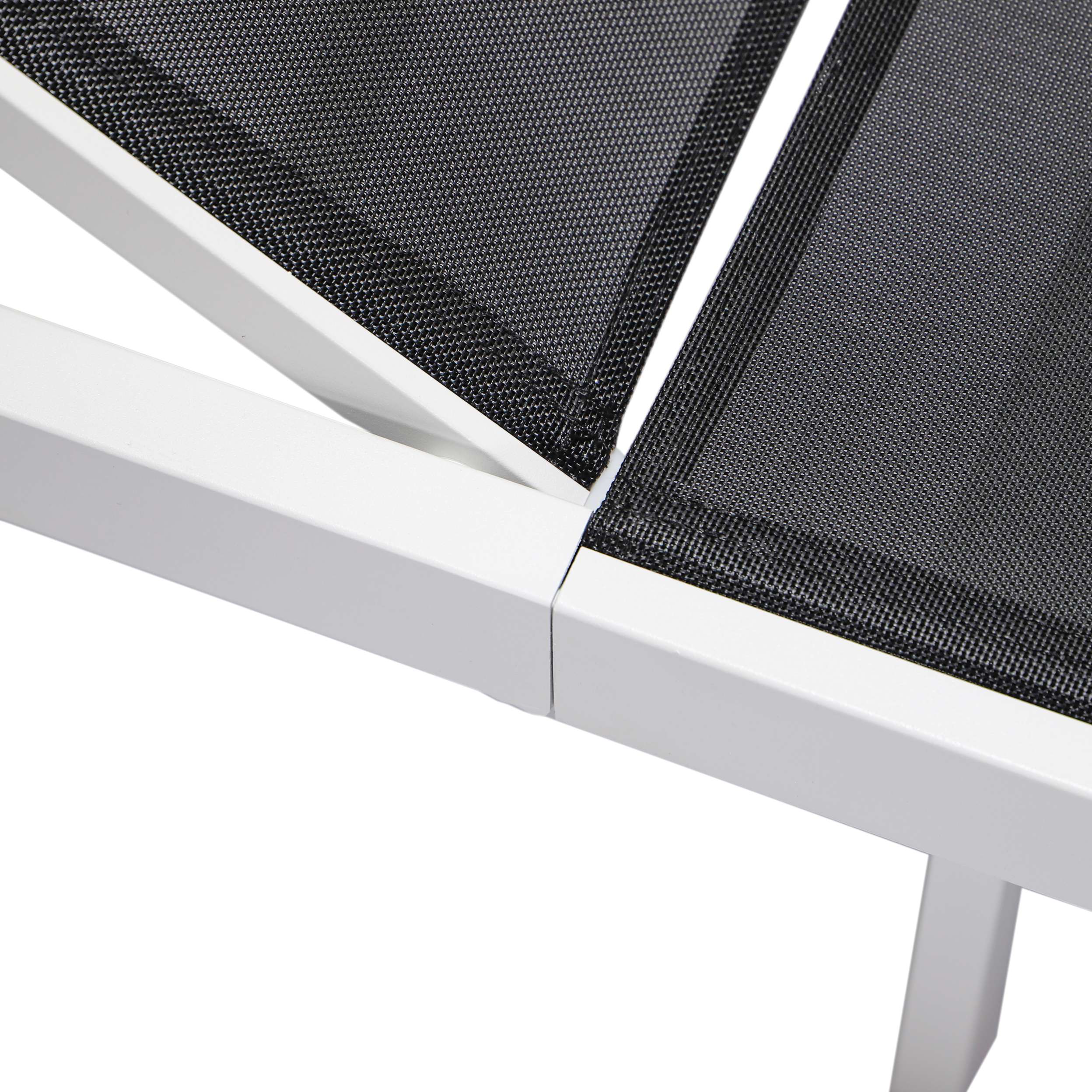LeisureMod Marlin Modern White Aluminum Outdoor Patio Chaise Lounge Chair - MLWCF21-77BL - Image 11
