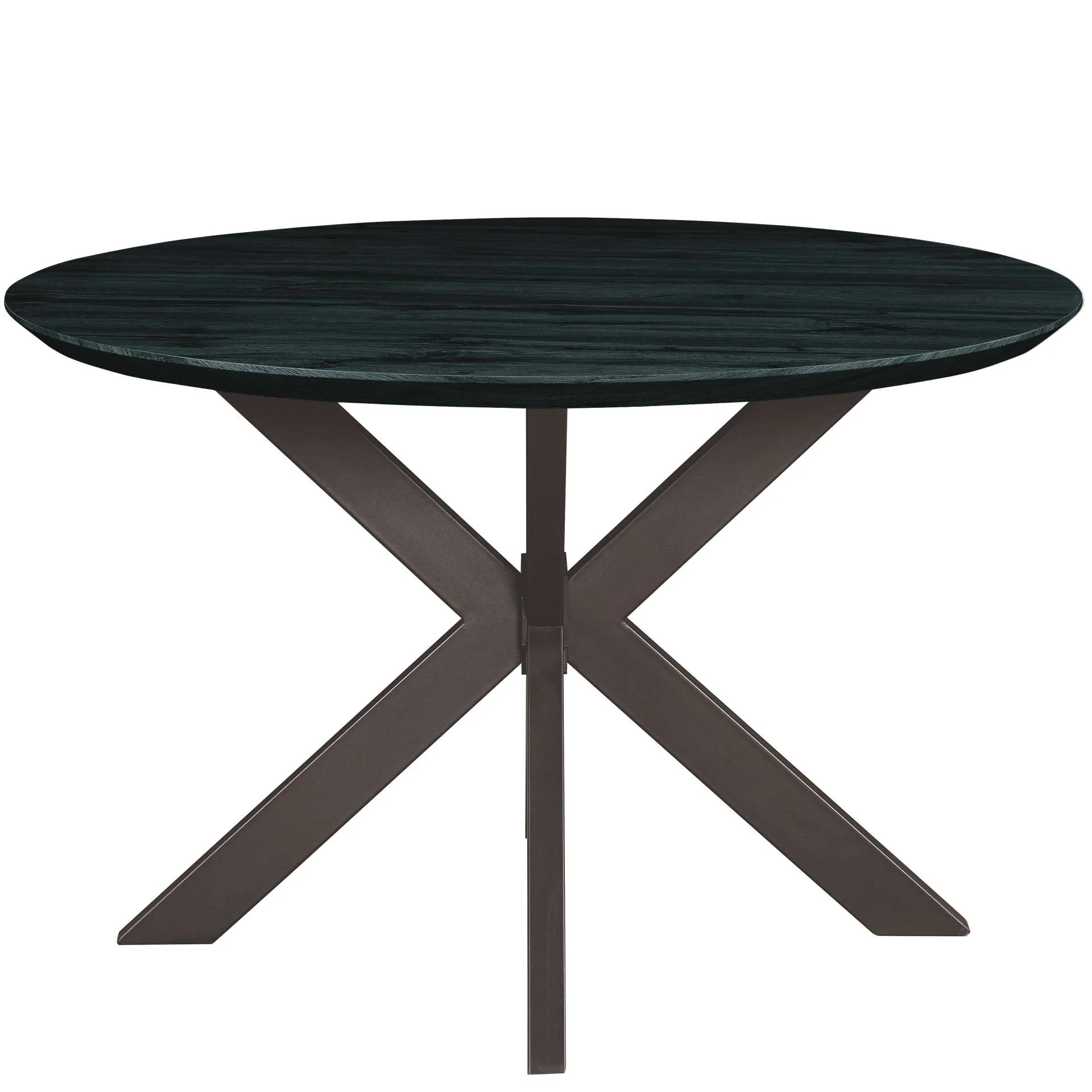Leisuremod Ravenna Mid-Century Modern 5-Piece Metal Dining Set with 4 Stackable Plastic Chairs - Image 61