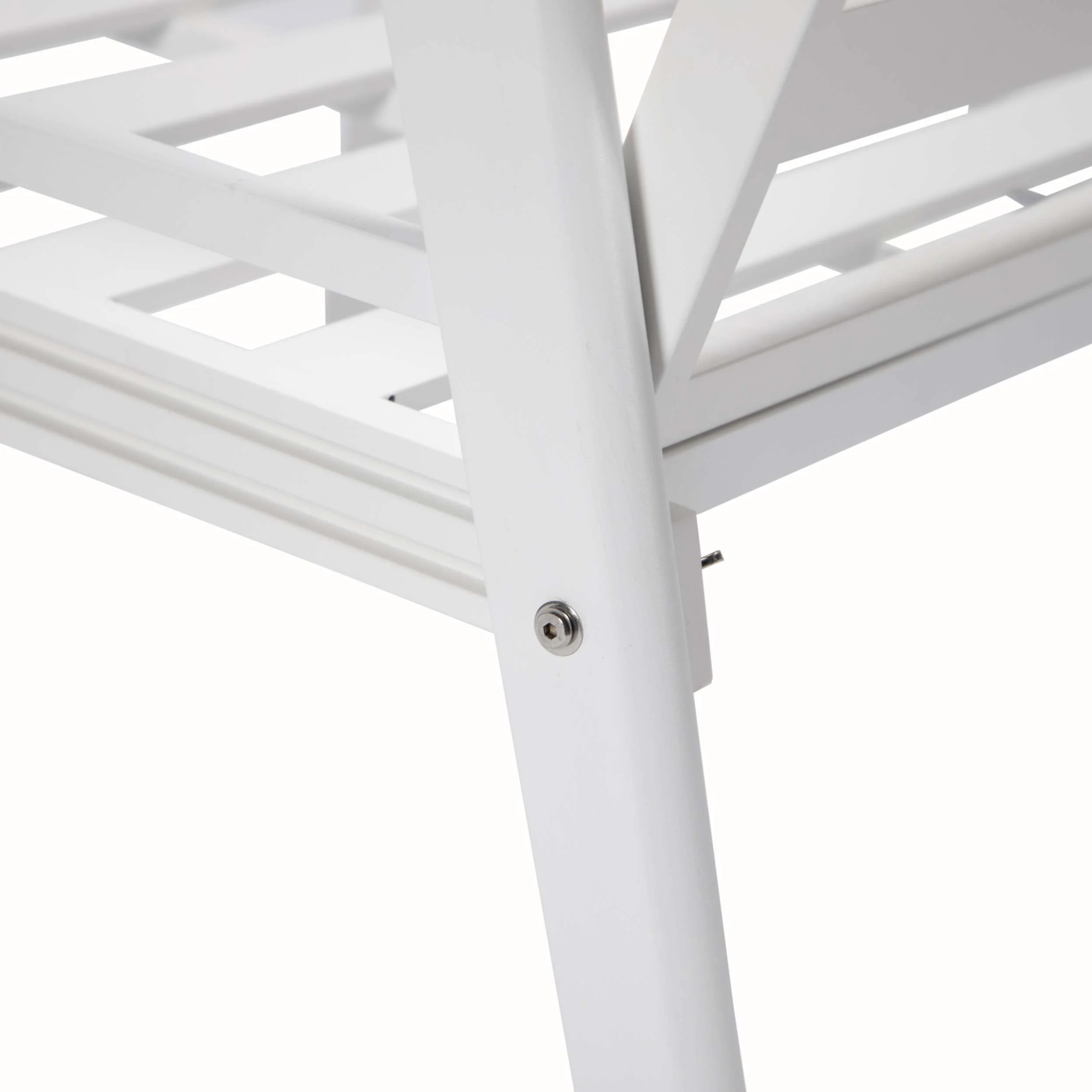 Leisuremod Walbrooke Modern Outdoor Patio Loveseat with White Aluminum Frame and Removable Cushions For Patio and Backyard Garden - Image 6