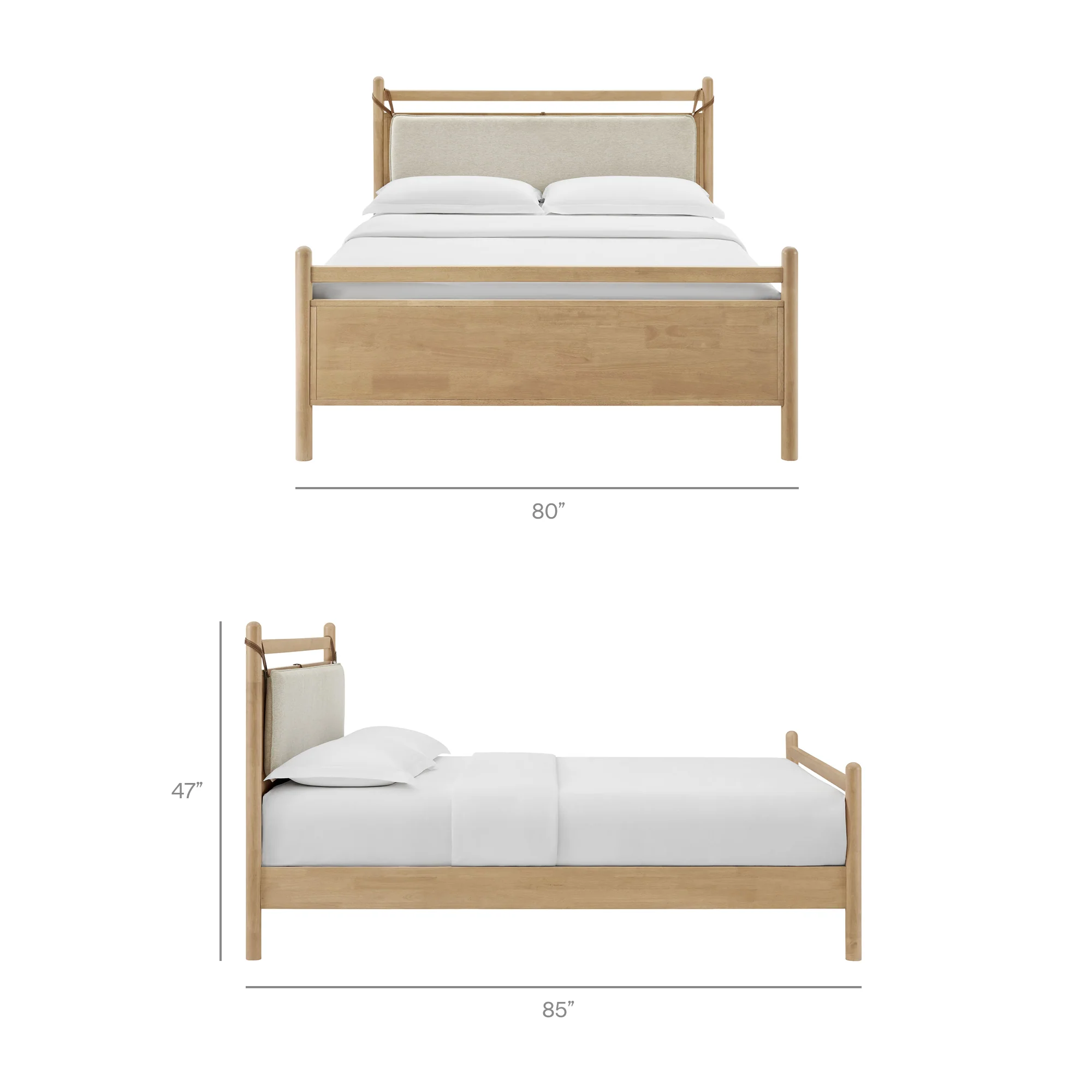 Leni King Size Wood Platform Bed Frame by Modway - Image 10