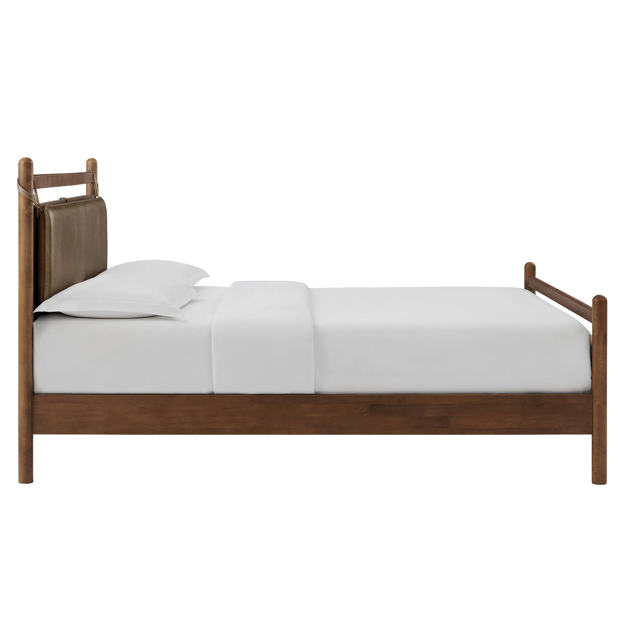Leni Queen Size Vegan Leather and Wood Platform Bed Frame by Modway - Image 14