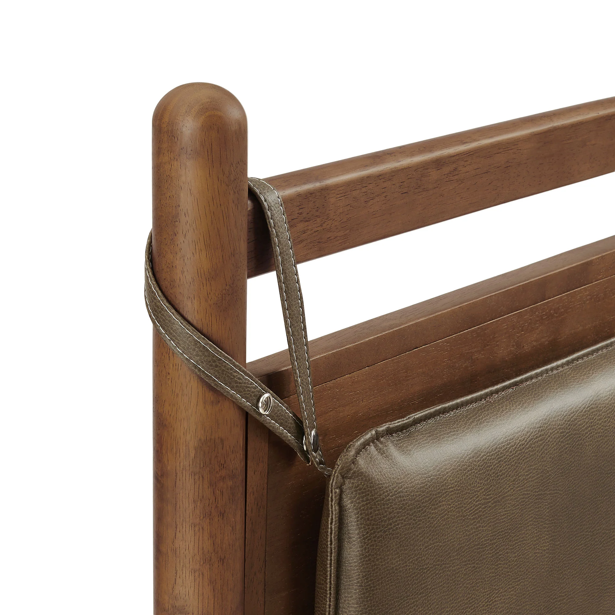 Leni Twin Size Vegan Leather and Wood Platform Bed Frame by Modway - Image 15
