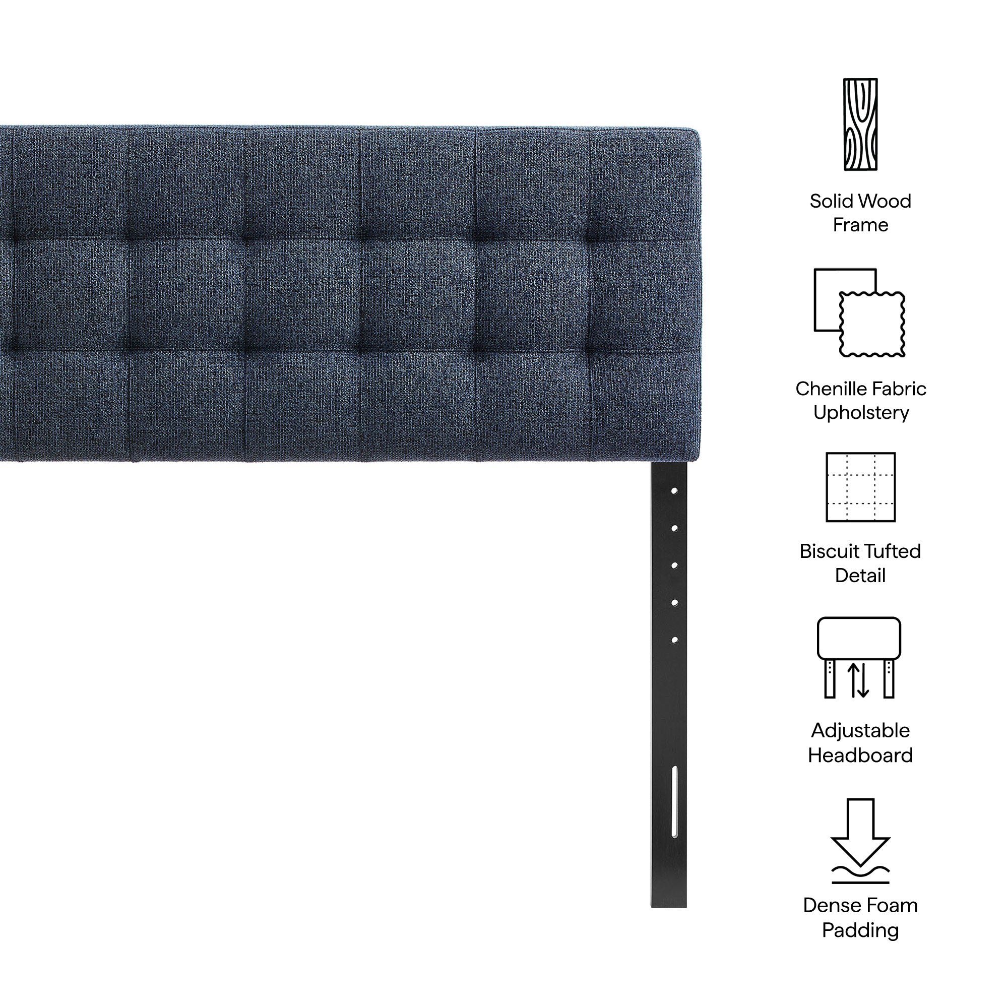 Lily Upholstered Full Size Headboard by Modway - Image 23