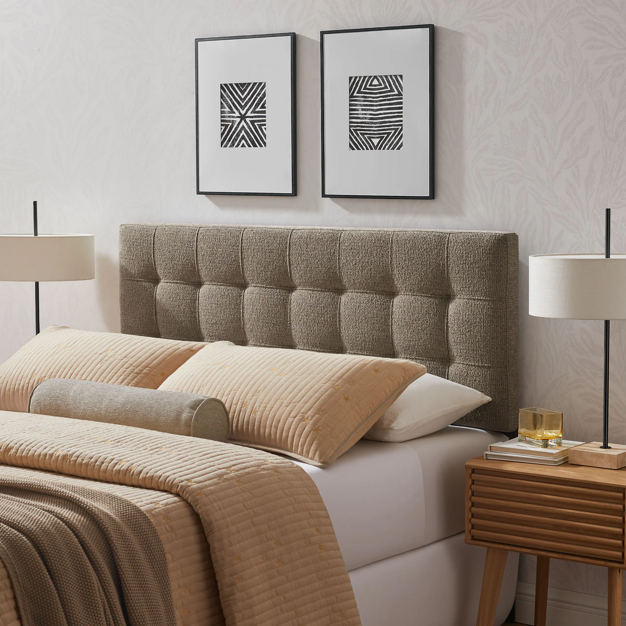 Lily Upholstered Full Size Headboard by Modway - Image 30