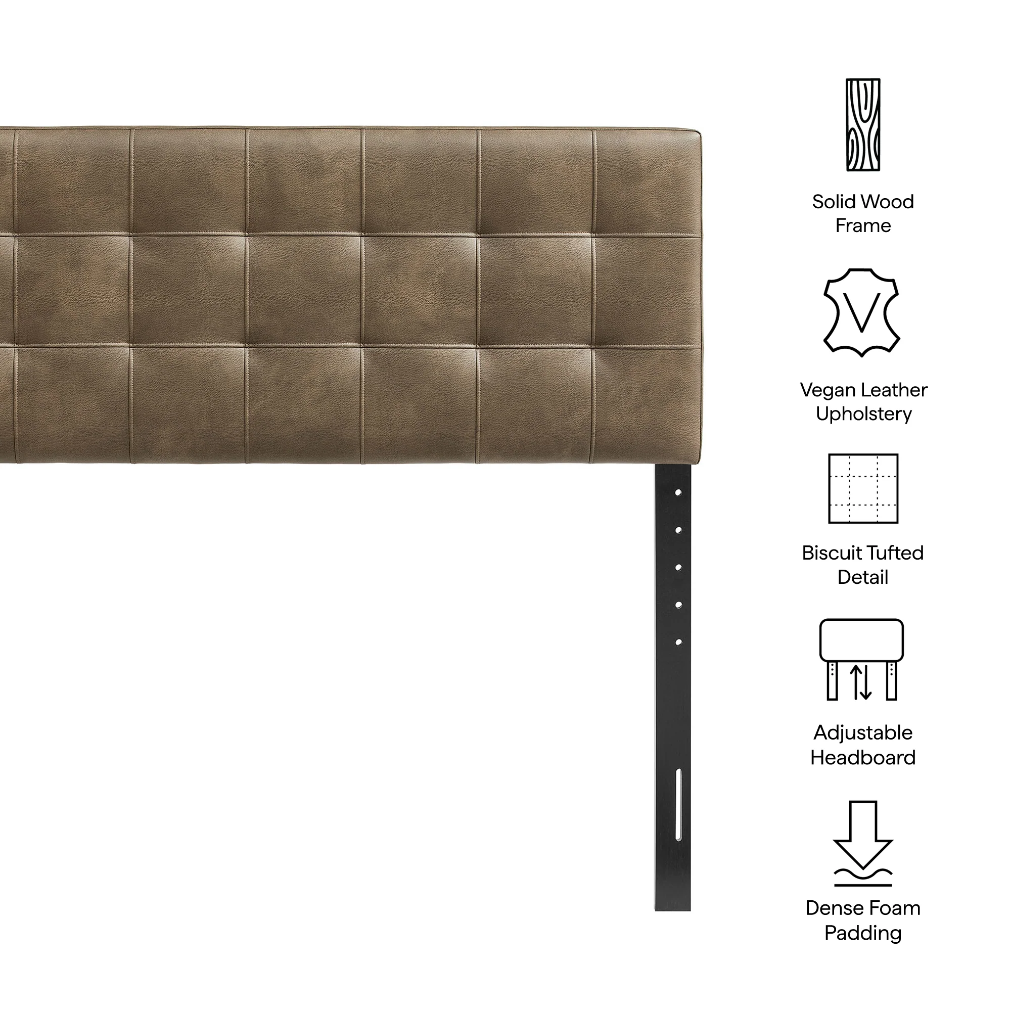 Lily Vegan Leather Full Size Headboard by Modway - Image 7