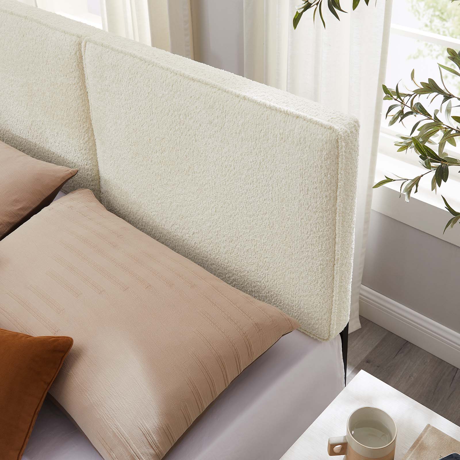 Lindee Boucle Fabric King Headboard By Modway - MOD-7151 - Image 8