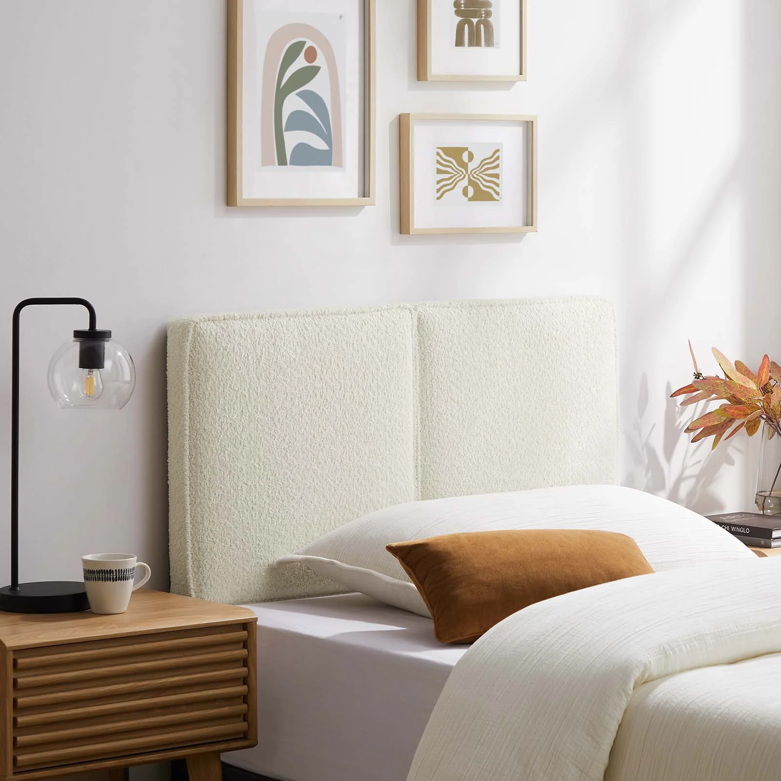 Lindee Boucle Fabric Twin Headboard By Modway - MOD-7145
