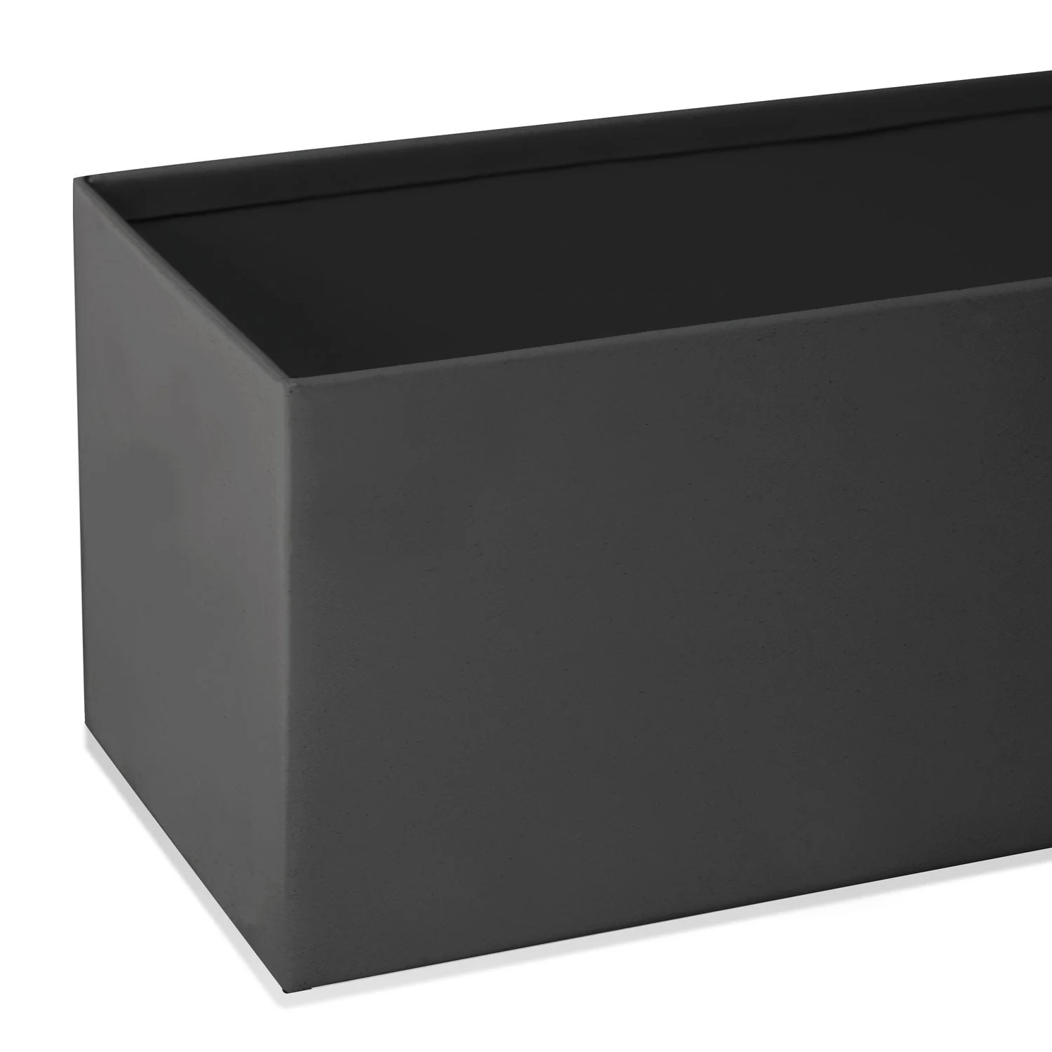 Linear Planter, Black Satin, 18"L By Gold Leaf - Image 5