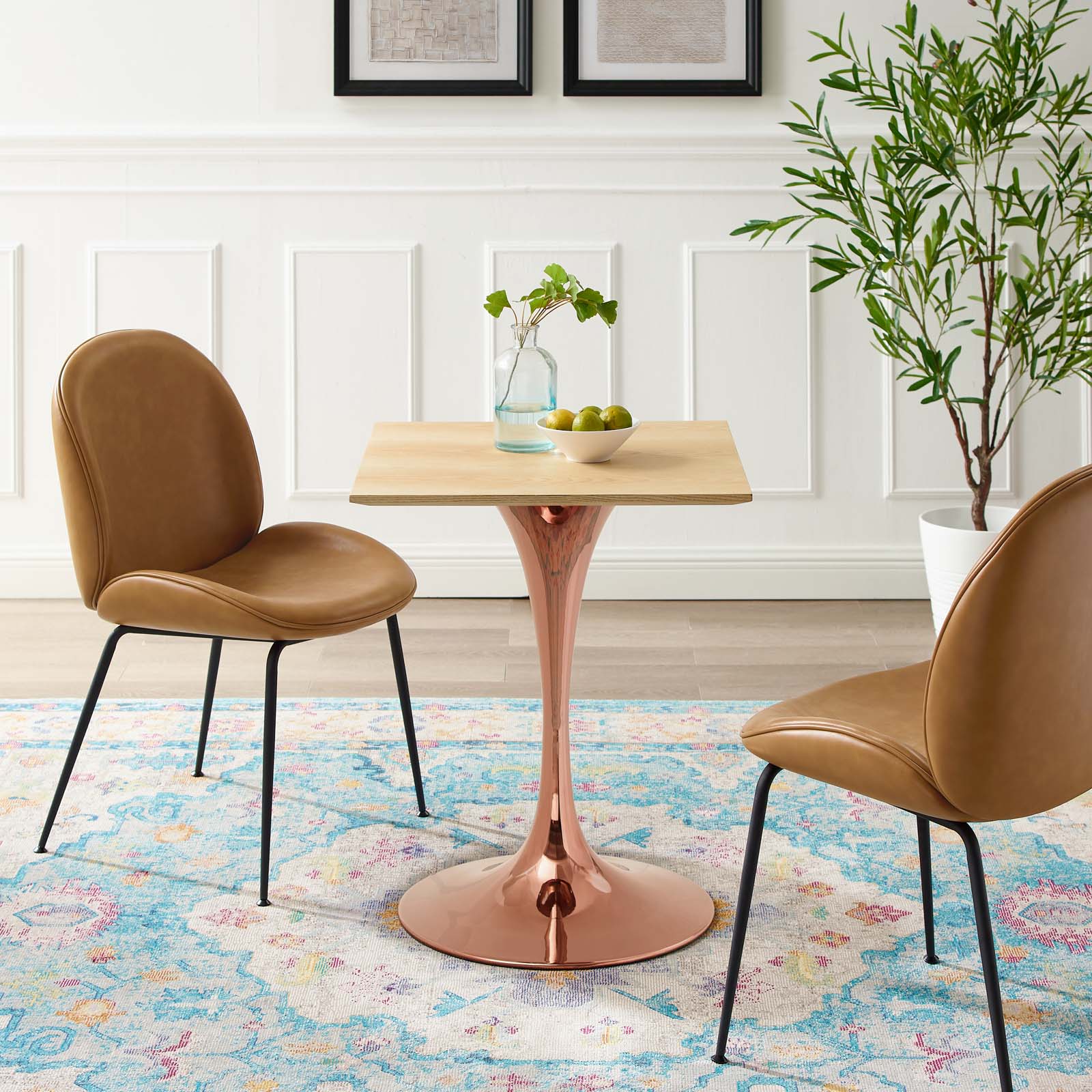 Lippa 24" Square Wood Dining Table By Modway - EEI-5252