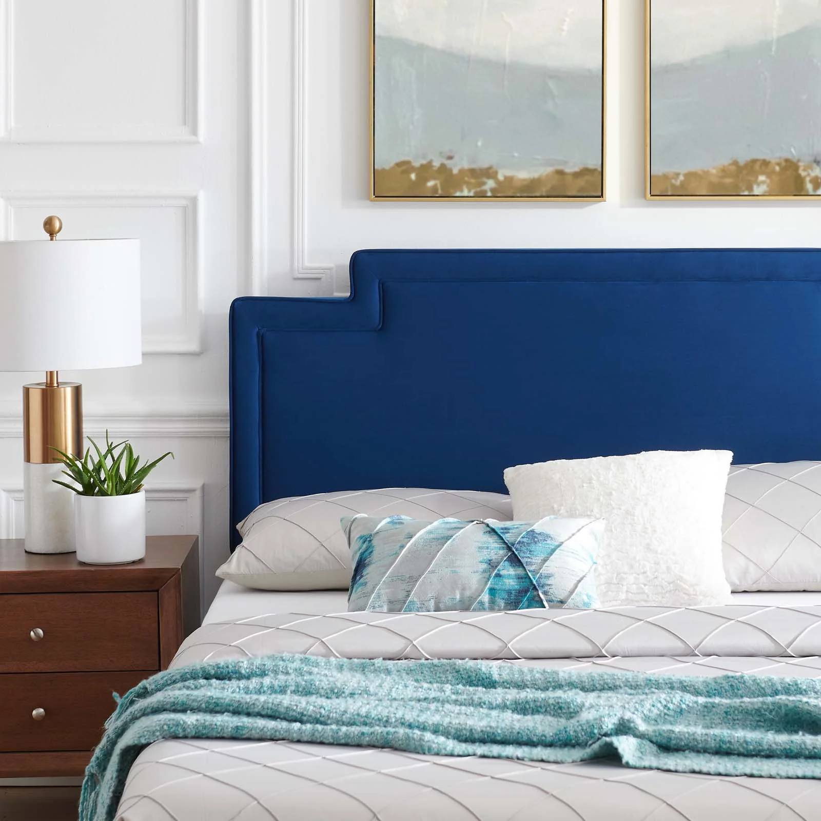 Liva Performance Velvet Queen Bed By Modway - MOD-6821 - Image 25