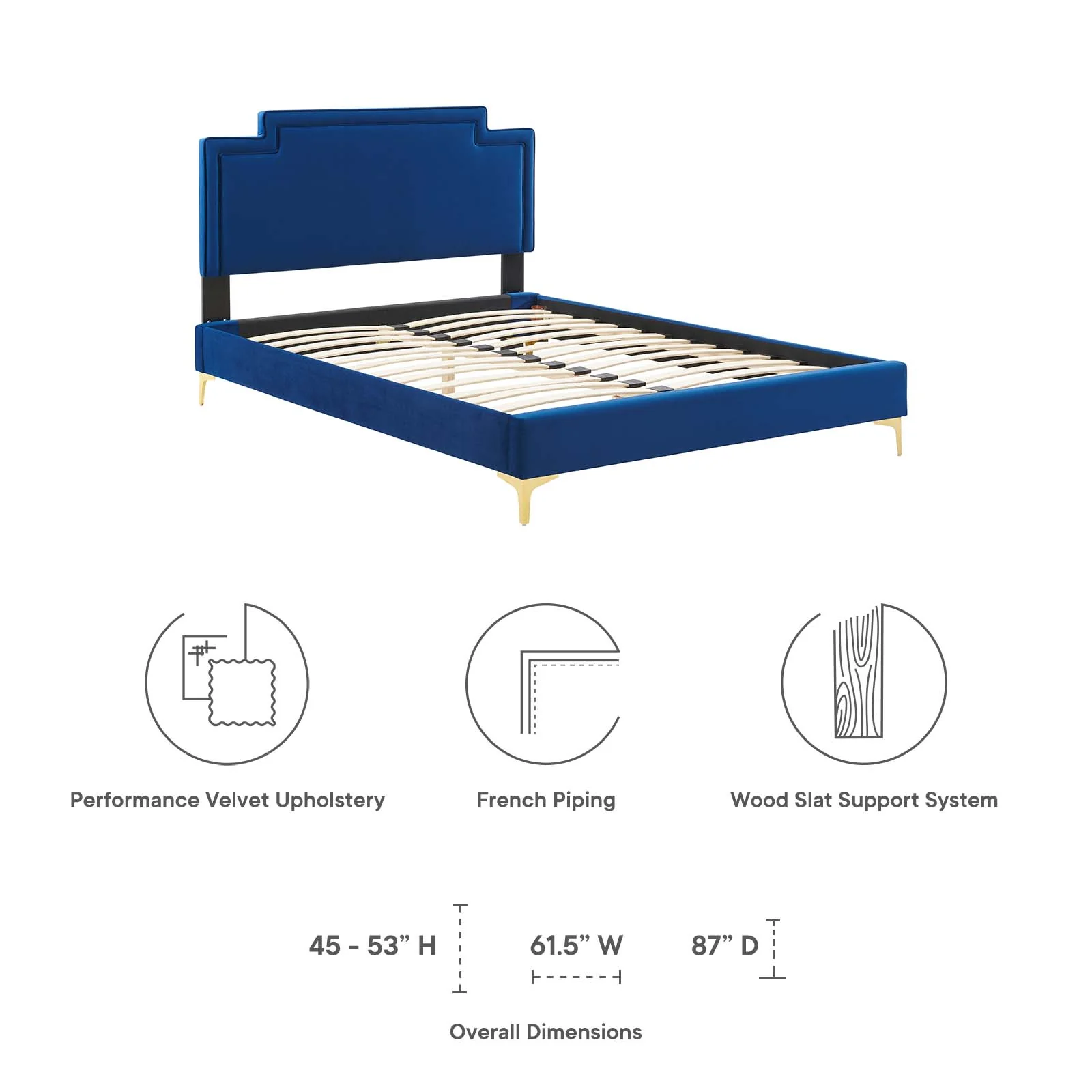 Liva Performance Velvet Twin Bed By Modway - MOD-6791 - Image 32