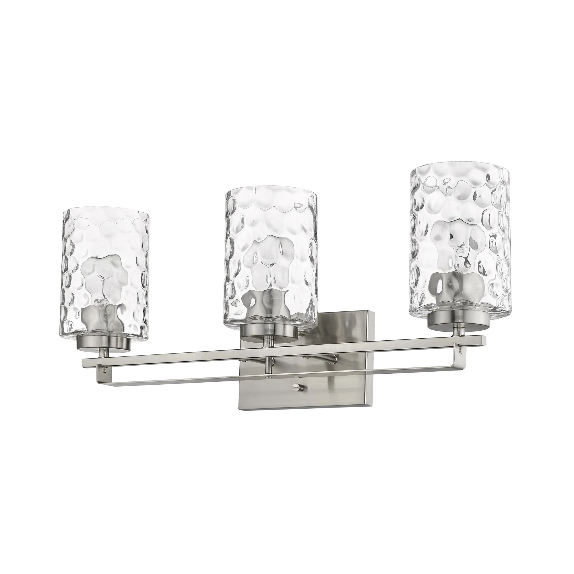 Livvy 3-Light Satin Nickel Vanity By Homeroots