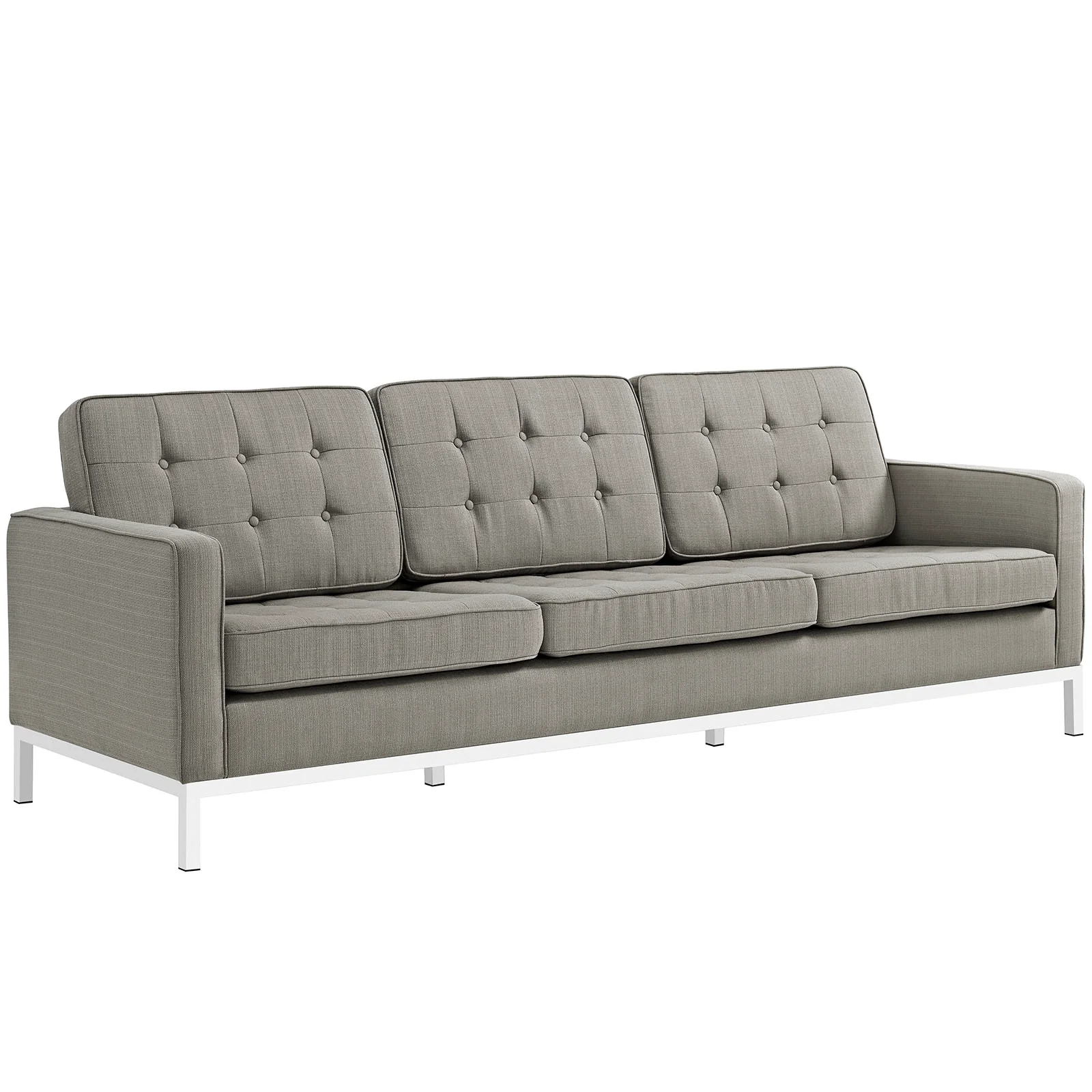 Loft 2 Piece Upholstered Fabric Sofa and Armchair Set By Modway - EEI-2443 - Image 5
