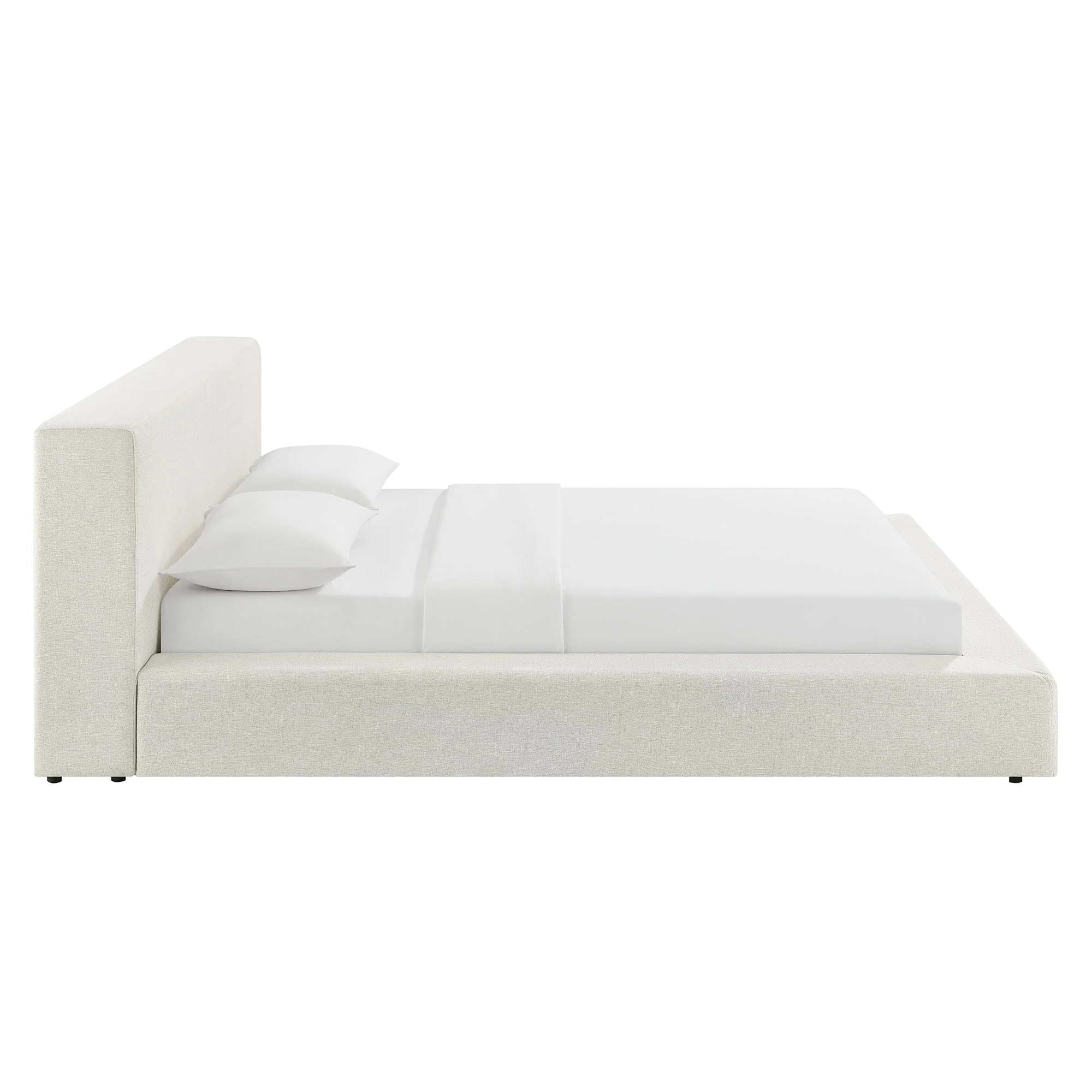 Luma Chenille Upholstered King Platform Bed Frame by Modway - Image 2
