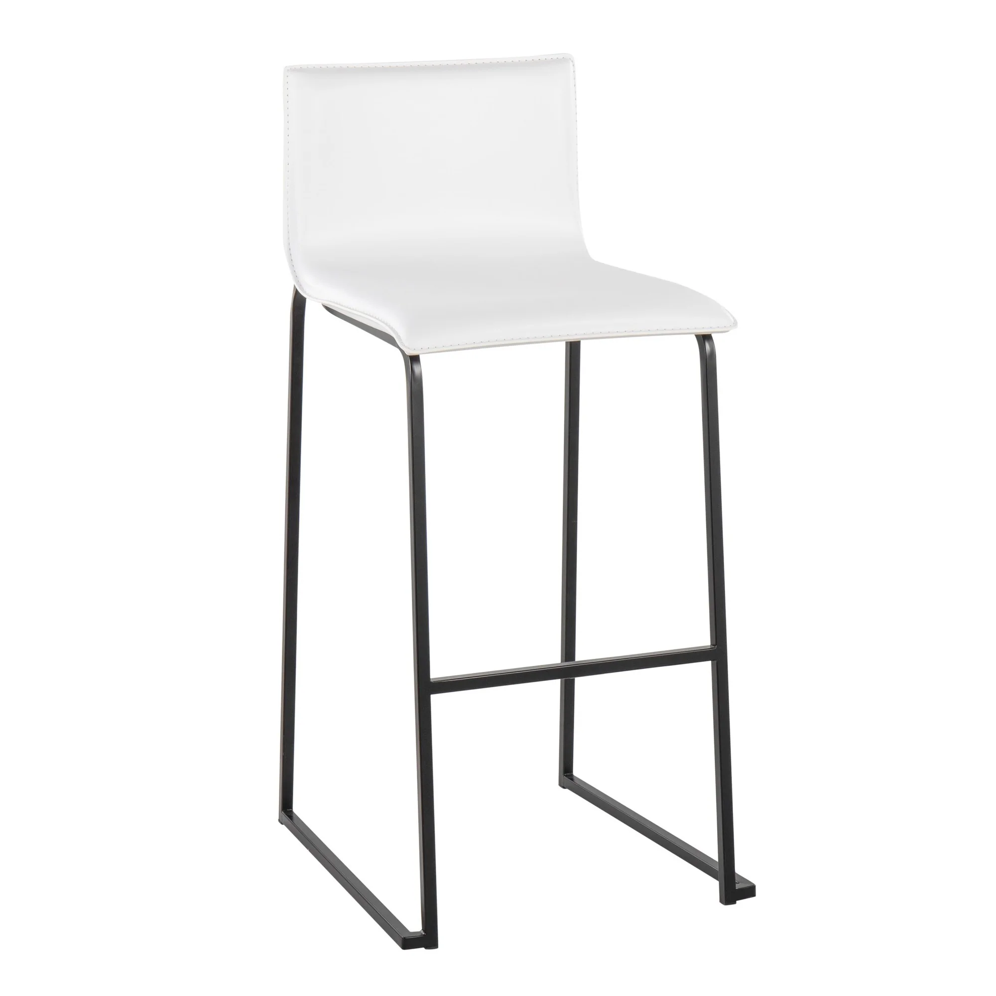 Mara Barstool - Set of 2 Gold White By LumiSource - Image 9
