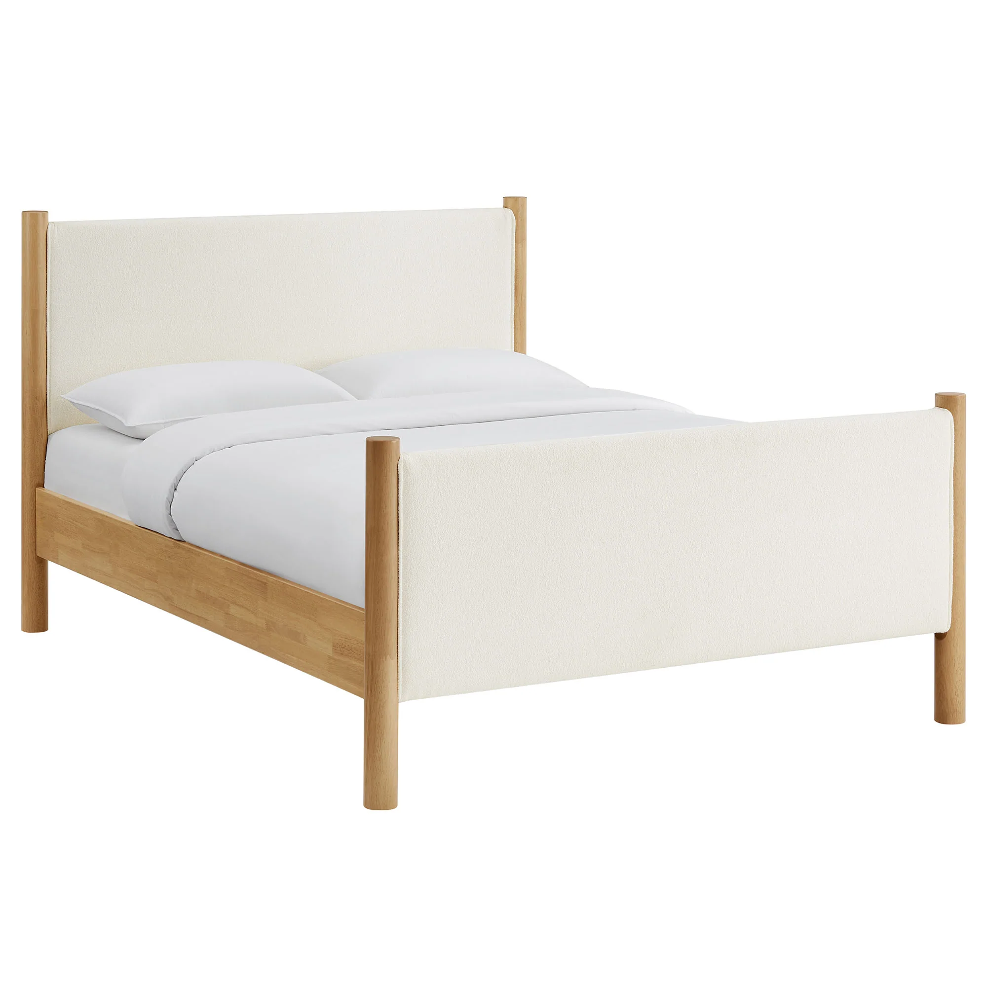 Maven Queen Size Boucle Upholstered Platform Bed by Modway - Image 2