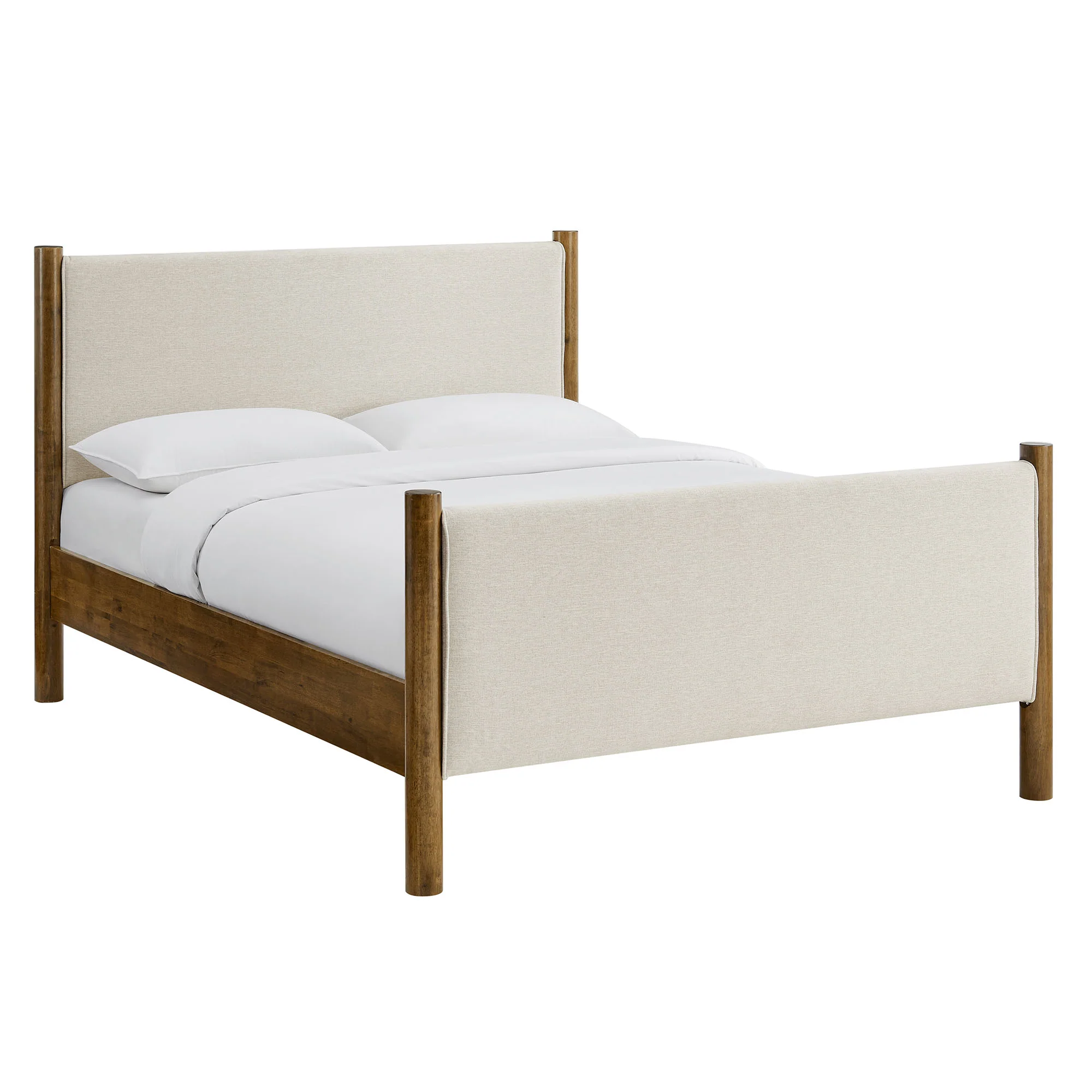 Maven Queen Size Fabric Upholstered Platform Bed by Modway - Image 10