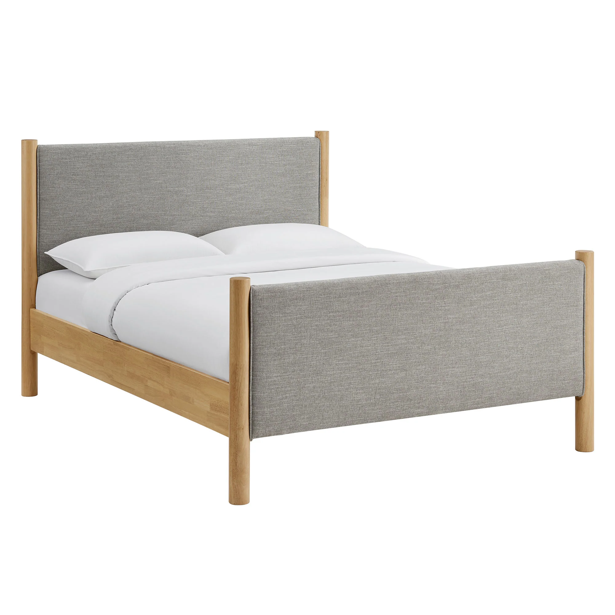 Maven Queen Size Fabric Upholstered Platform Bed by Modway - Image 19
