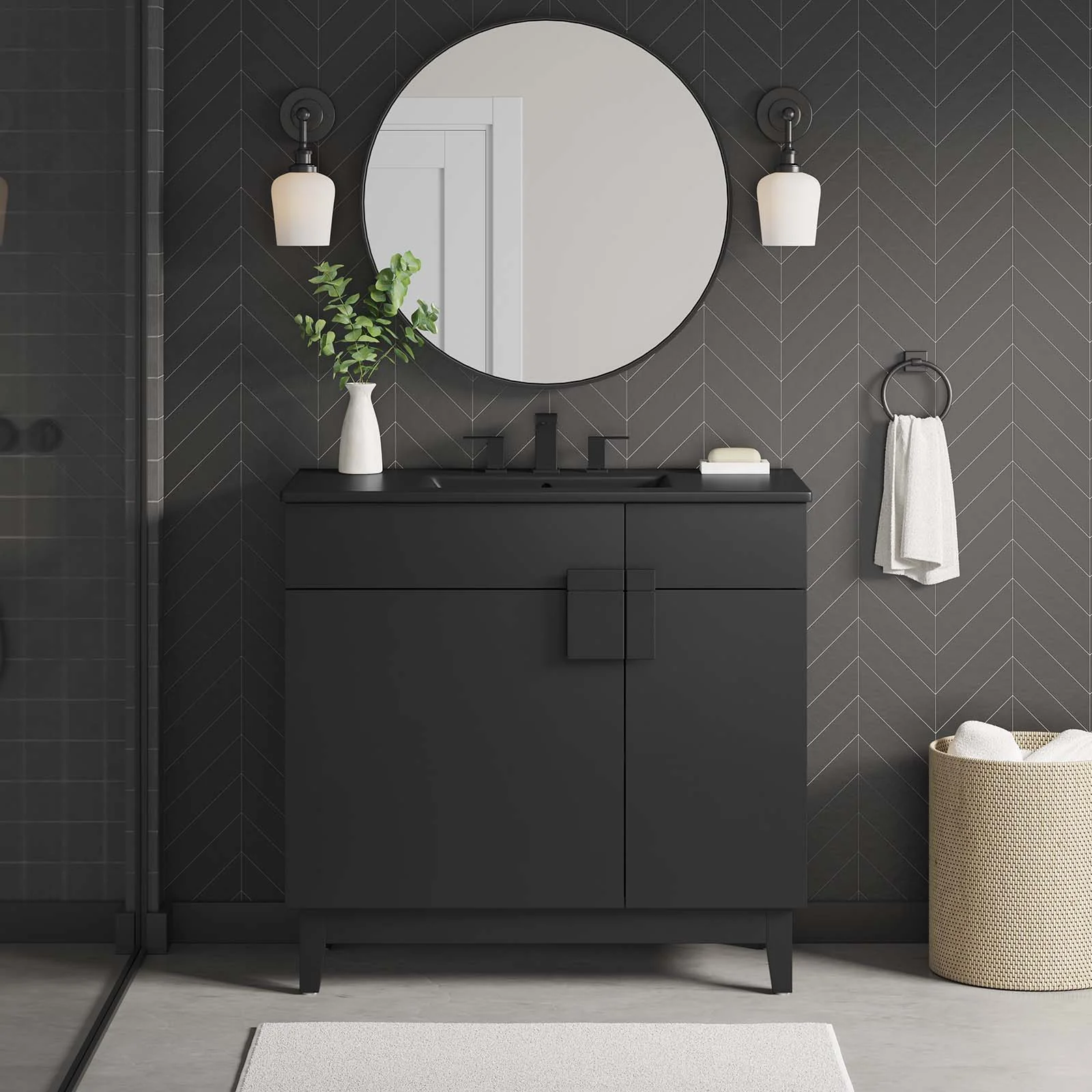 Miles 36” Bathroom Vanity By Modway - EEI-6485