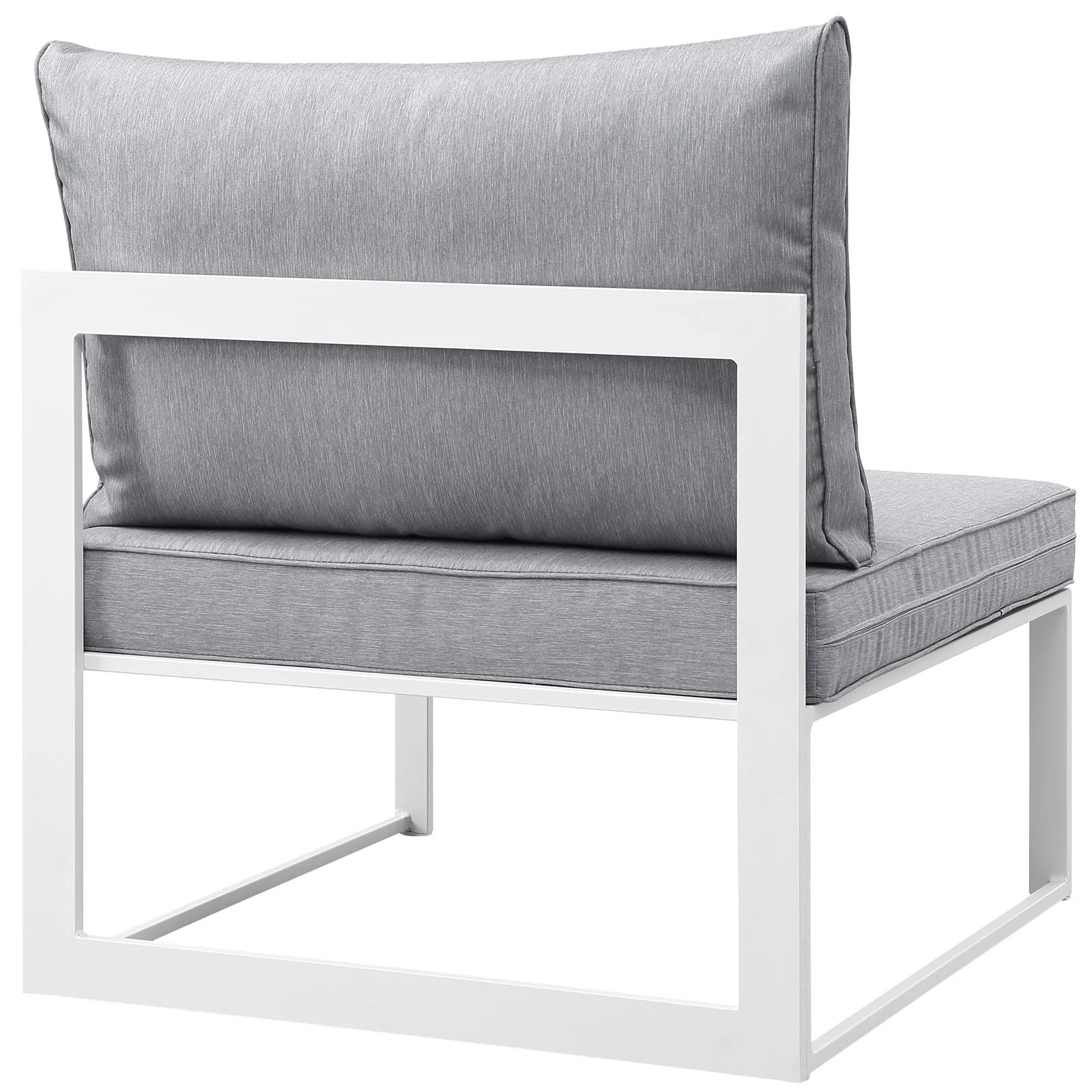 Modway Fortuna 7 Piece Outdoor Patio Sectional Sofa Set - Image 9