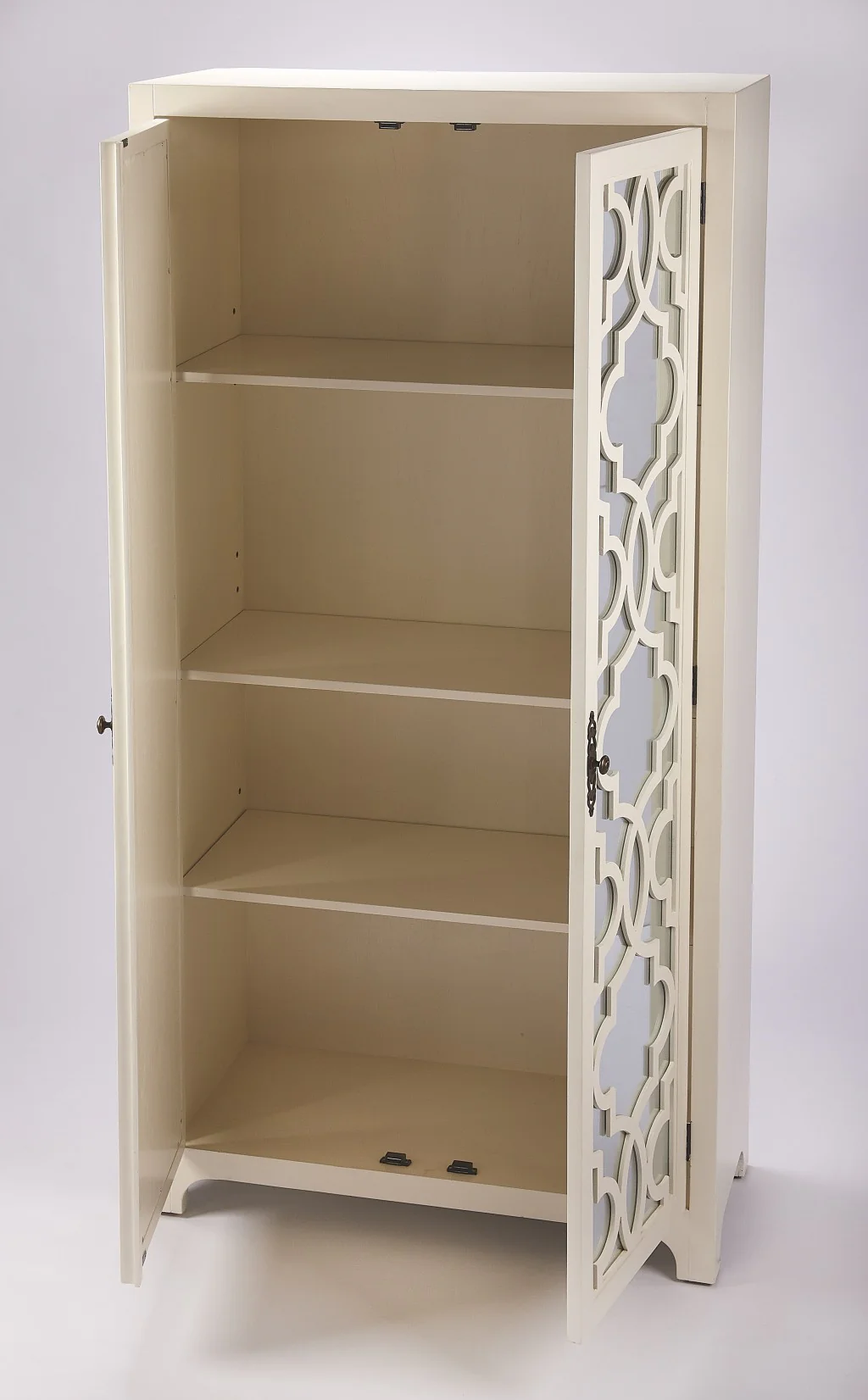 Morjanna White Tall Cabinet By Homeroots