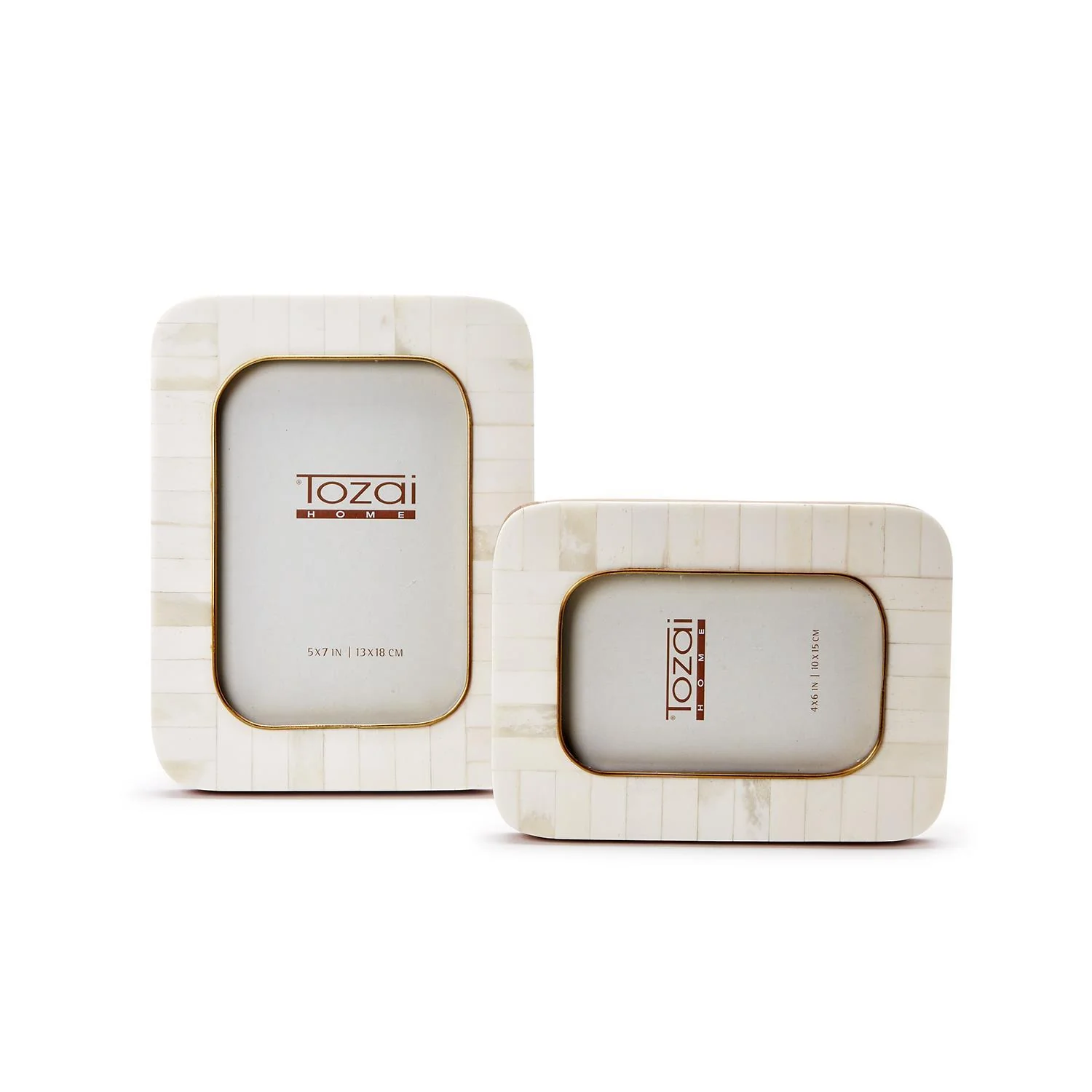 Mosaic Round Edge Photo Frame Set Of 6 By Tozai Home