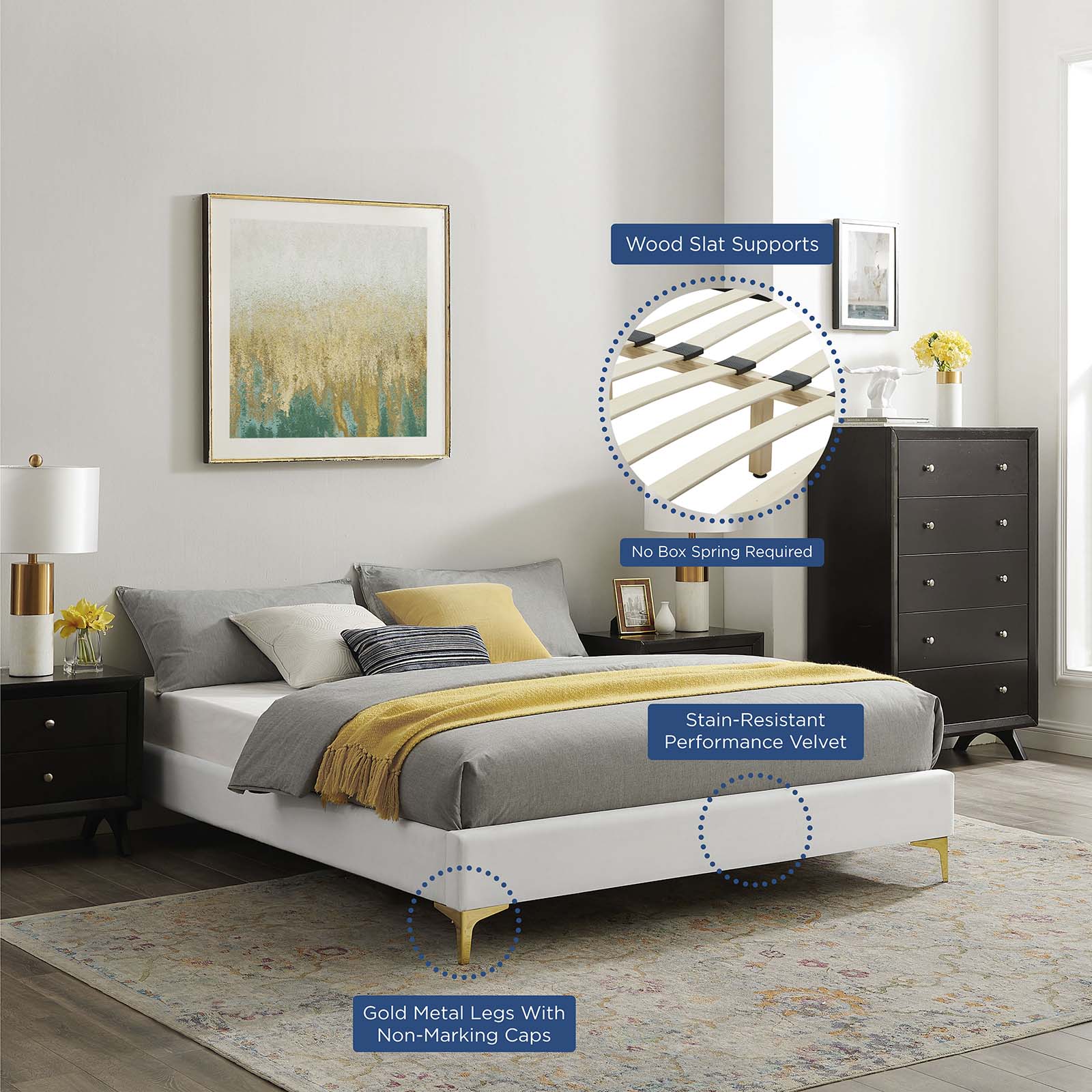 Neena Performance Velvet Full Bed By Modway - MOD-6805 - Image 36