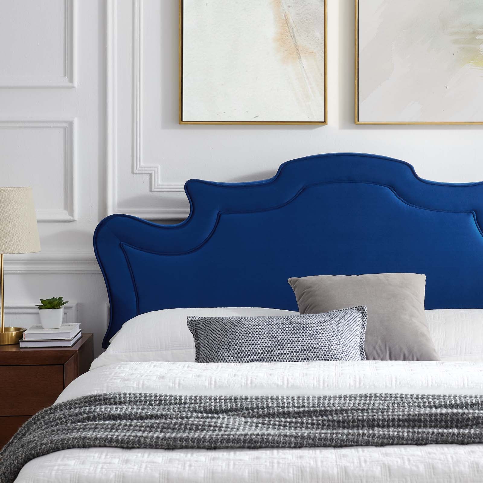 Neena Performance Velvet King Bed By Modway - MOD-6840 - Image 24