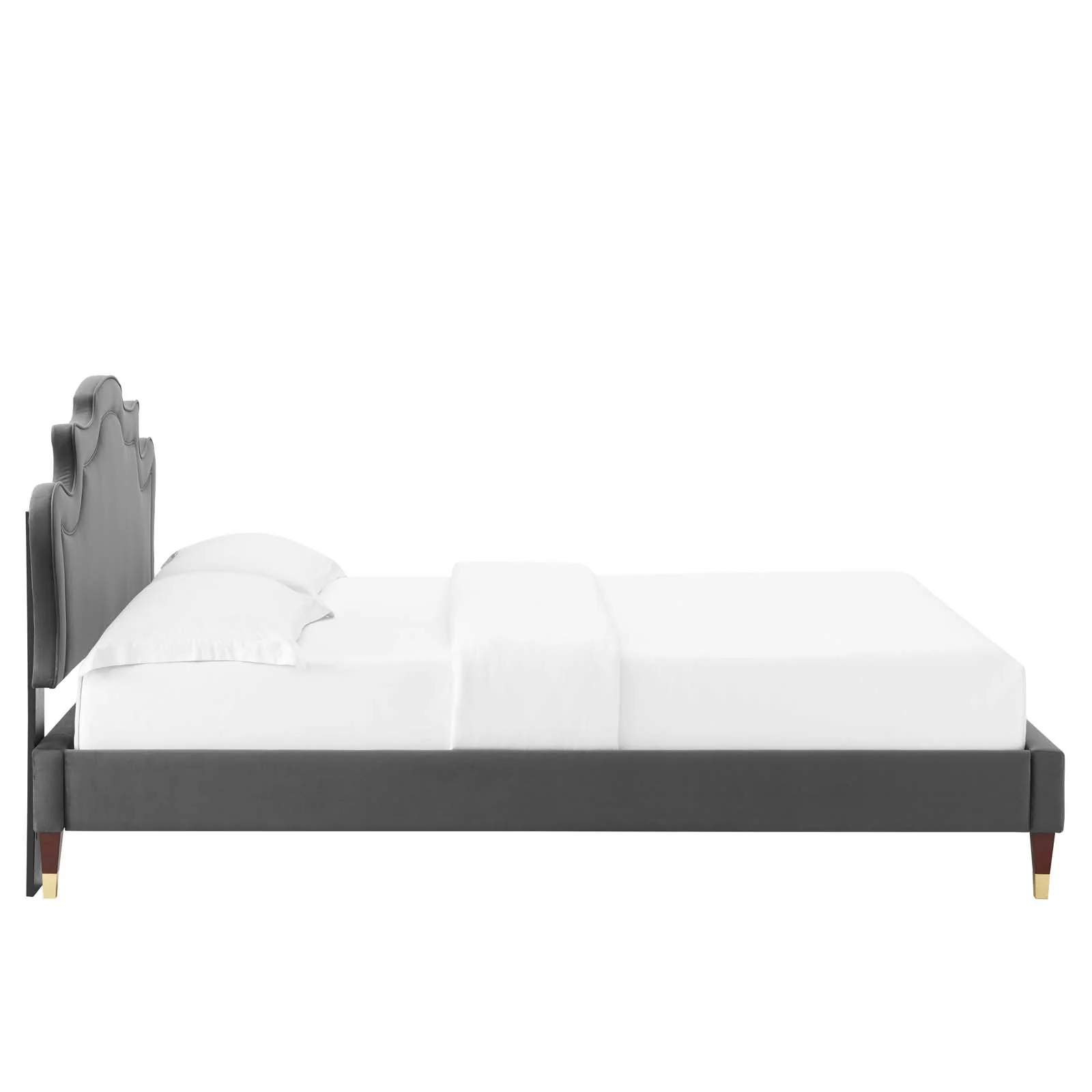 Neena Performance Velvet King Bed By Modway - MOD-6840 - Image 6