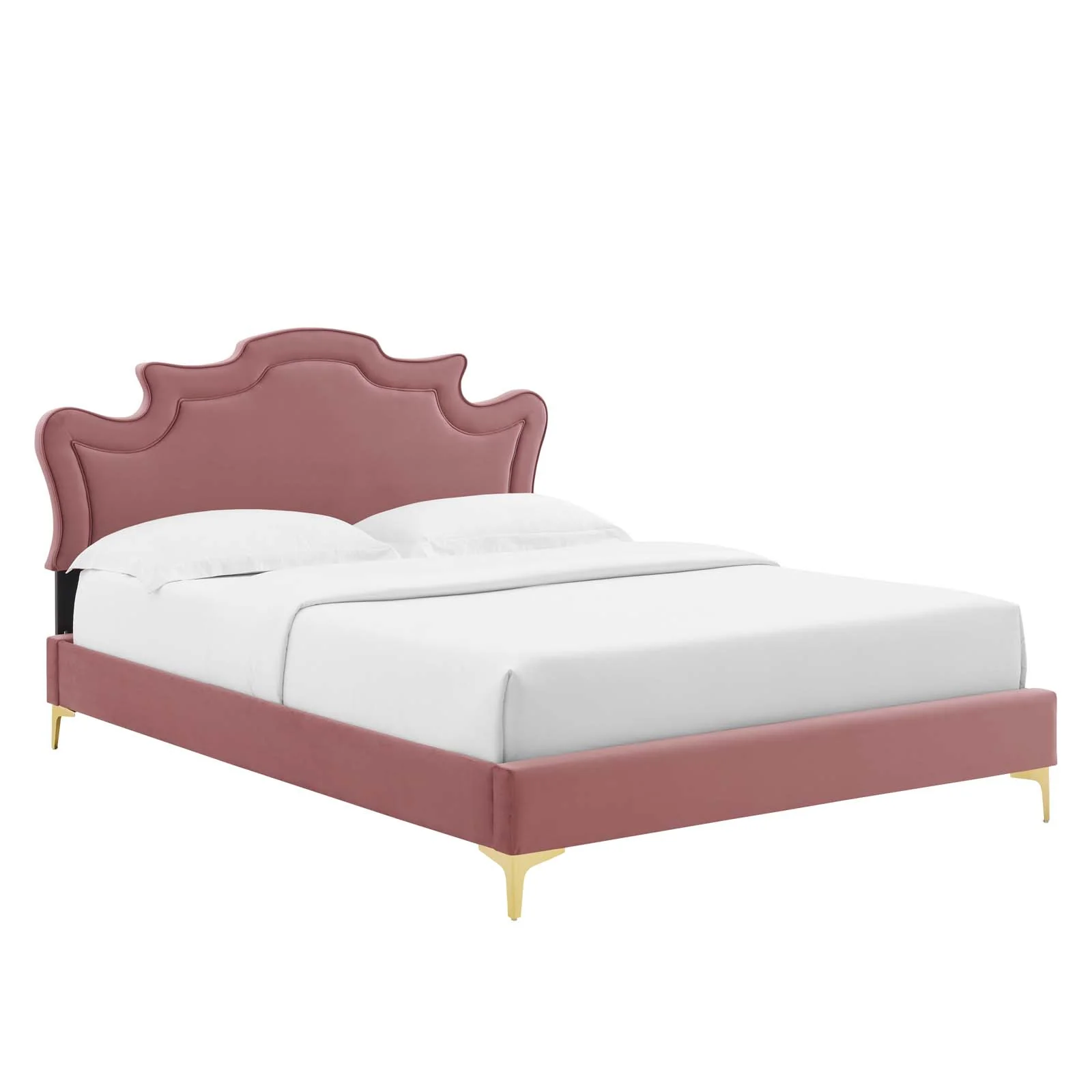 Neena Performance Velvet Queen Bed By Modway - MOD-6820 - Image 13