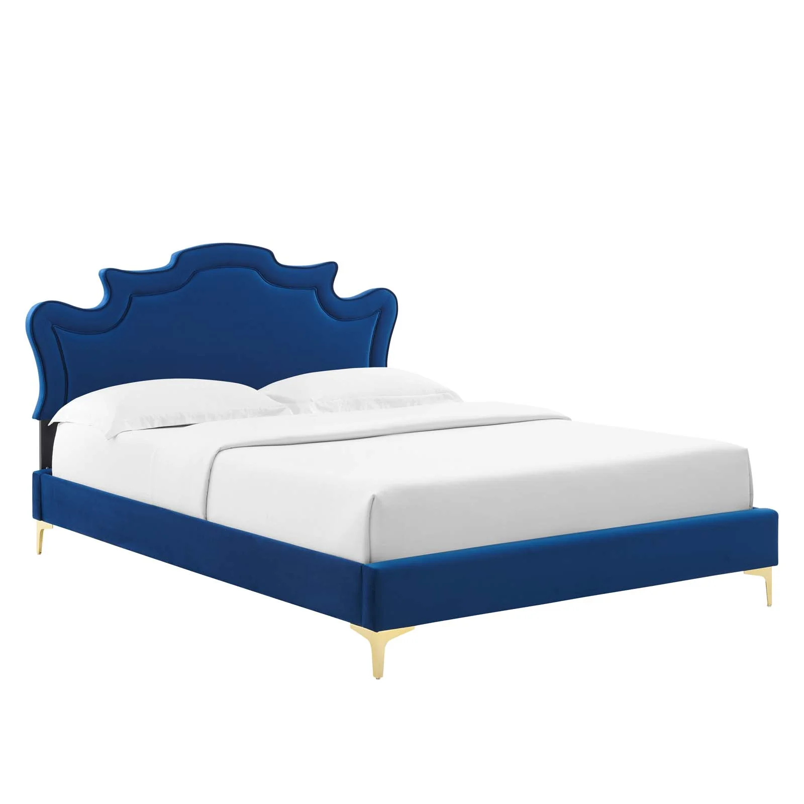 Neena Performance Velvet Queen Bed By Modway - MOD-6820 - Image 24
