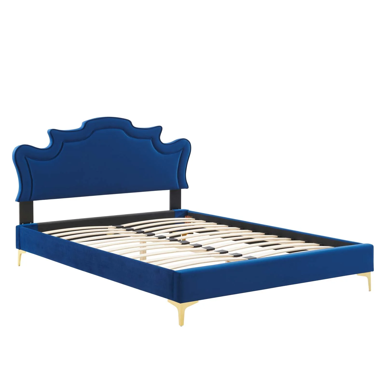 Neena Performance Velvet Queen Bed By Modway - MOD-6820 - Image 27
