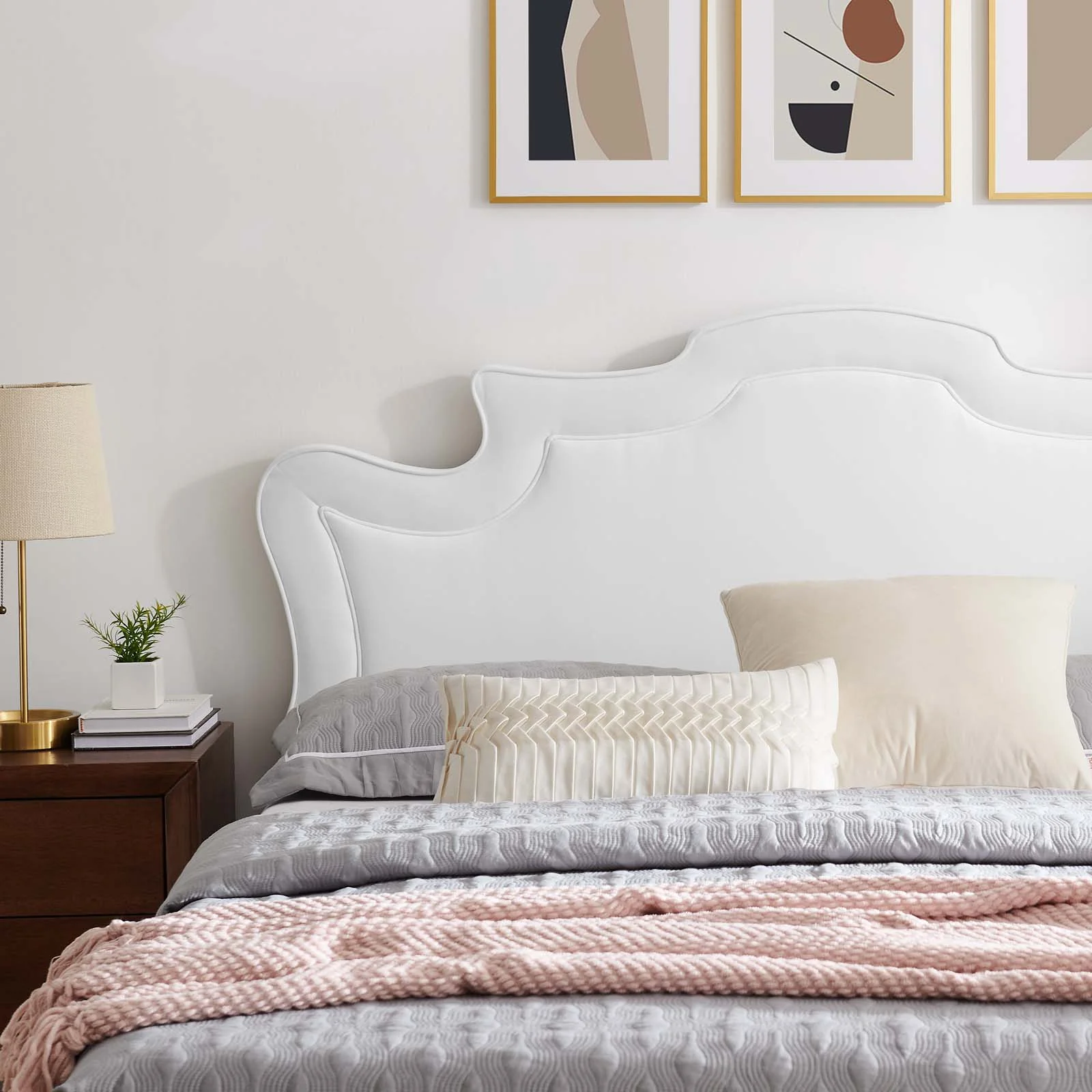 Neena Performance Velvet Queen Bed By Modway - MOD-6820 - Image 36