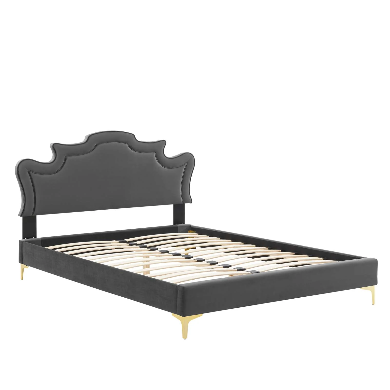 Neena Performance Velvet Queen Bed By Modway - MOD-6820 - Image 5