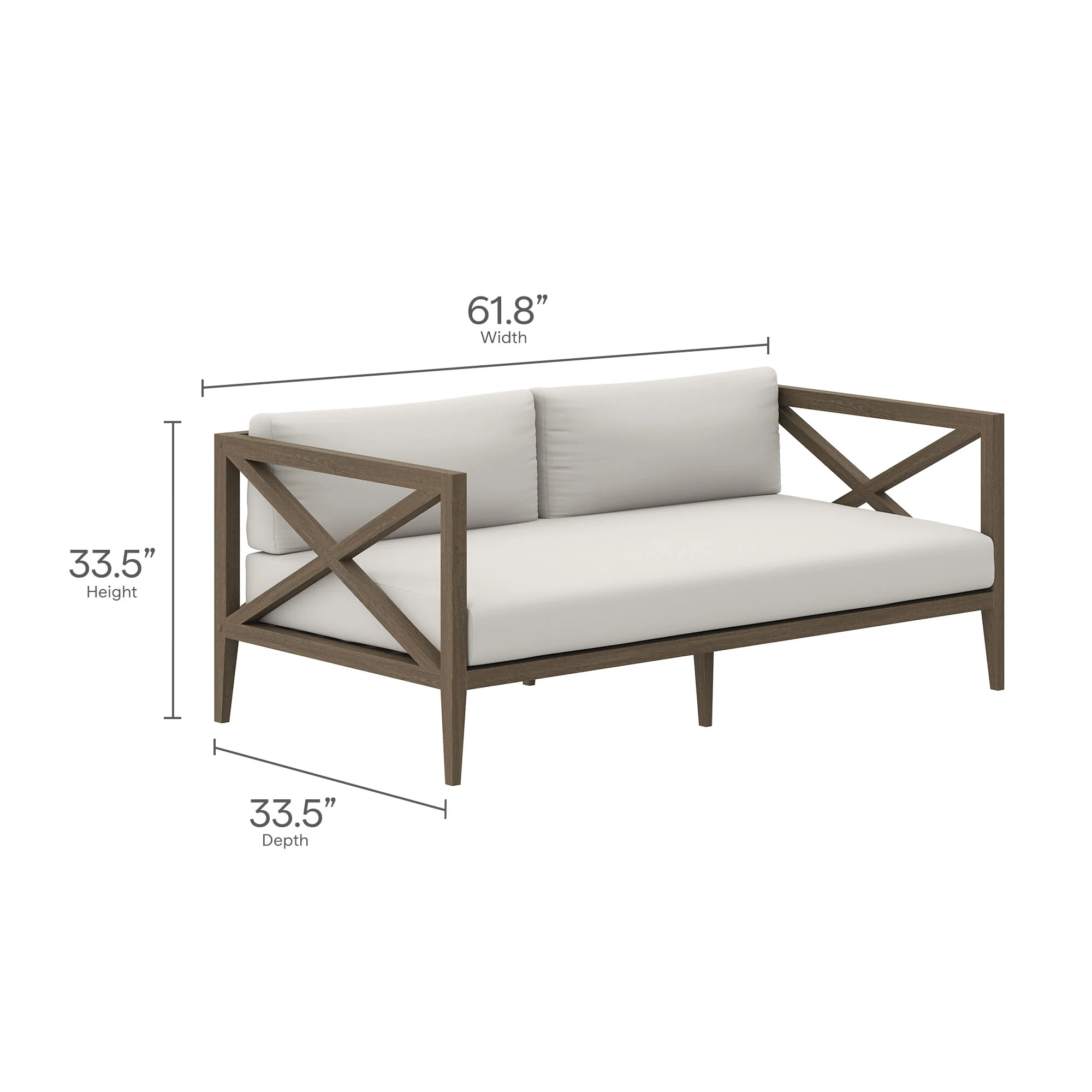 Northlake 5-Piece Outdoor Patio Teak Wood Furniture Set by Modway - Image 6