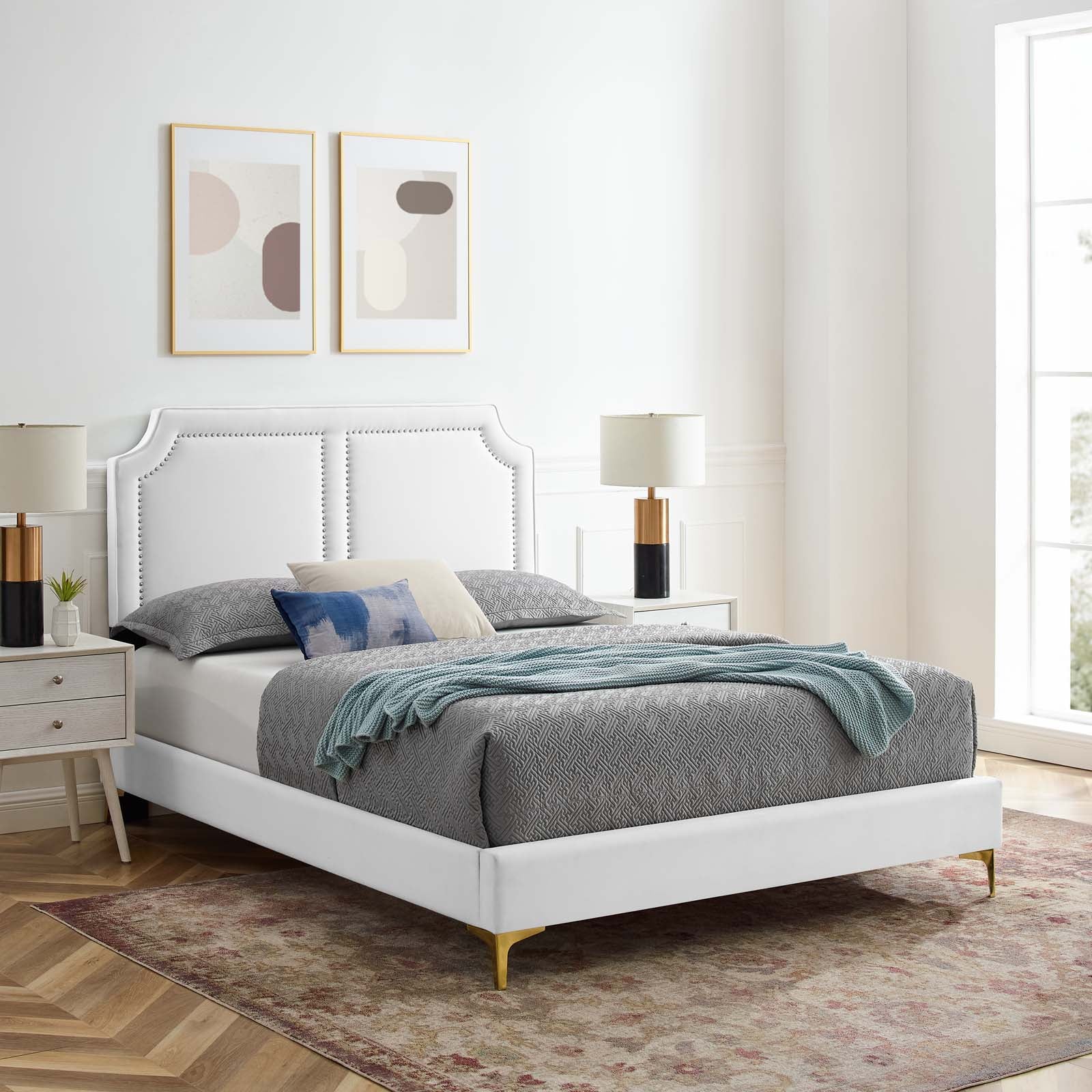 Novi Performance Velvet King Bed By Modway - MOD-6833 - Image 37