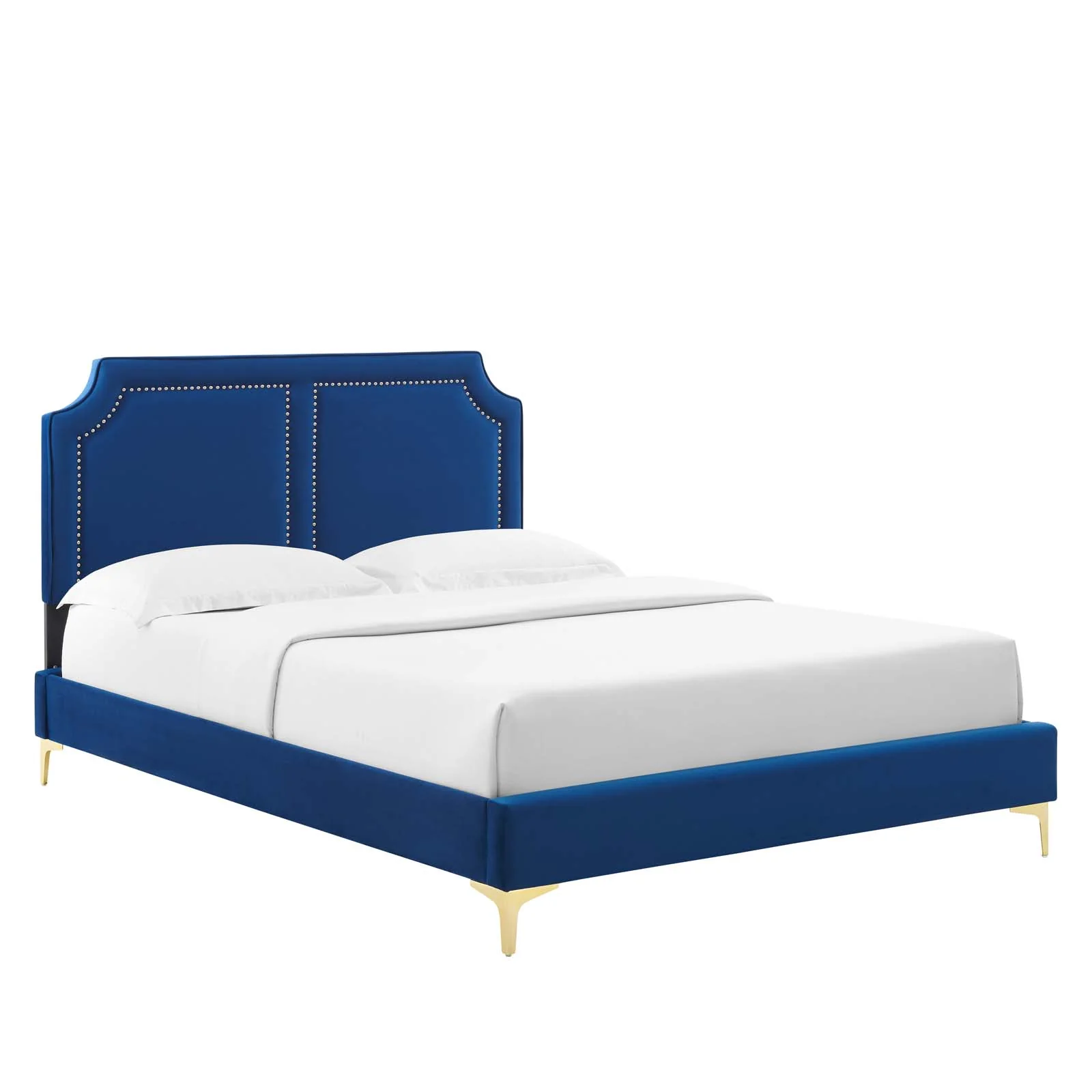 Novi Performance Velvet Queen Bed By Modway - MOD-6818 - Image 24