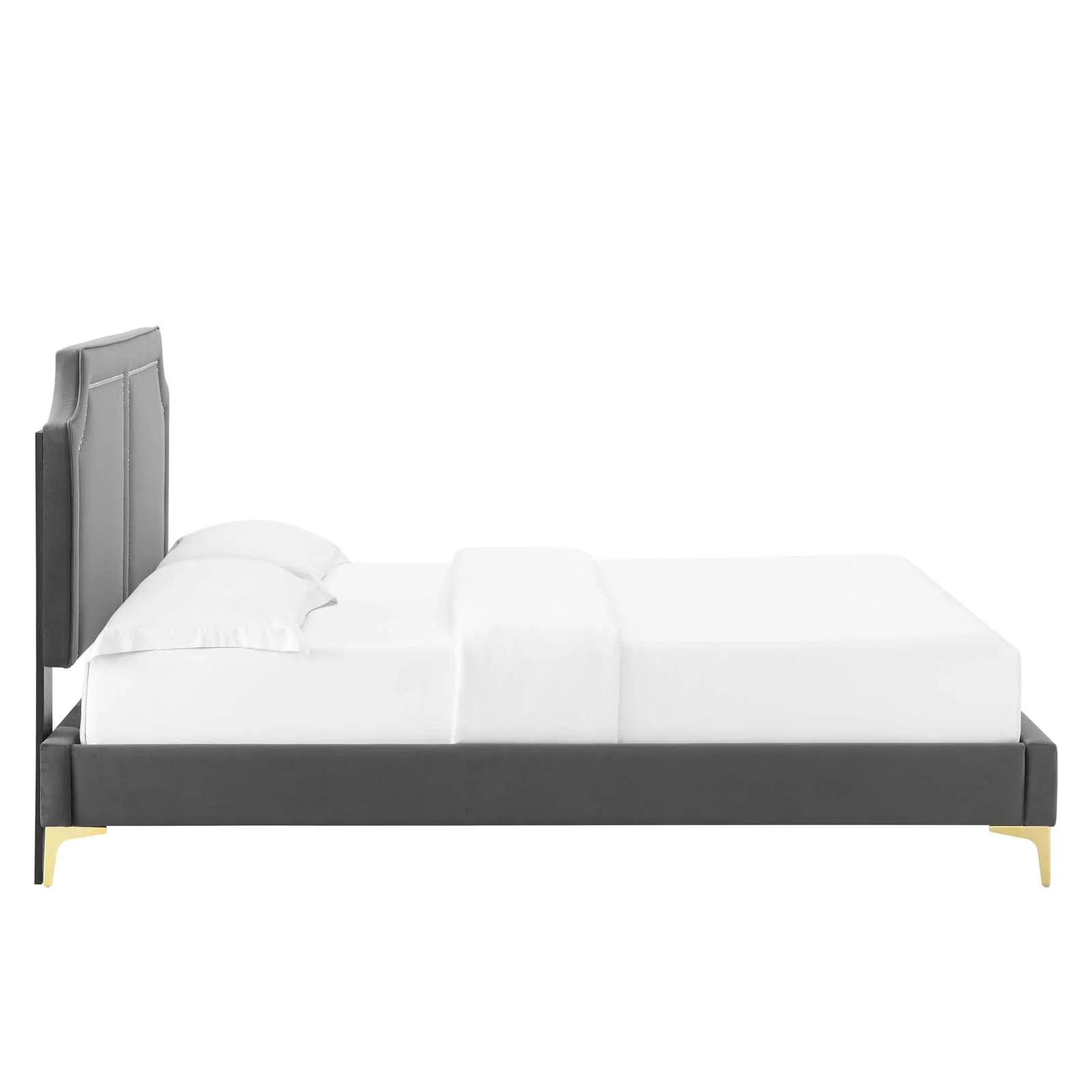 Novi Performance Velvet Queen Bed By Modway - MOD-6818 - Image 6