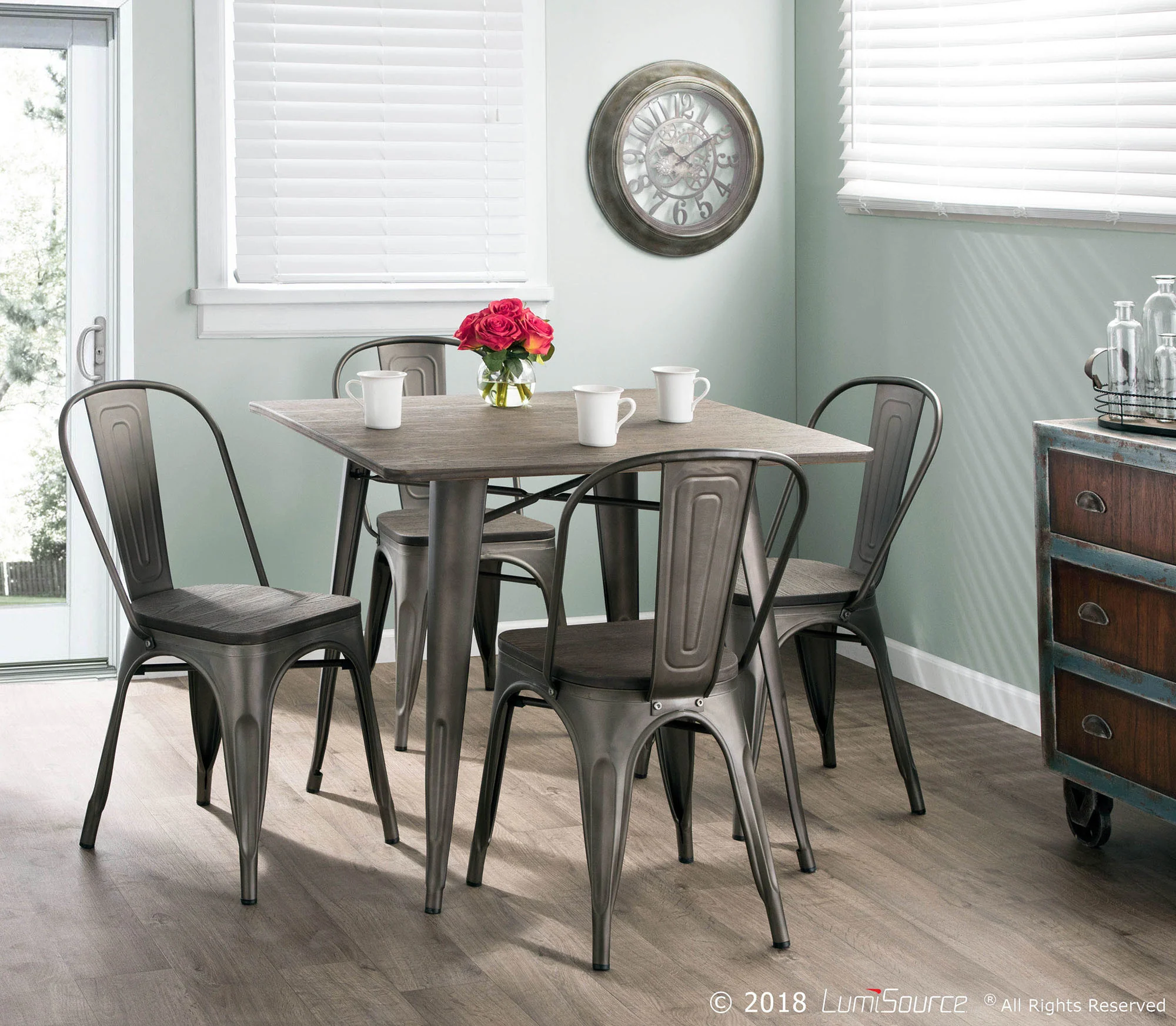 Oregon Dinette Table By LumiSource - DT-OR3636 AN+E