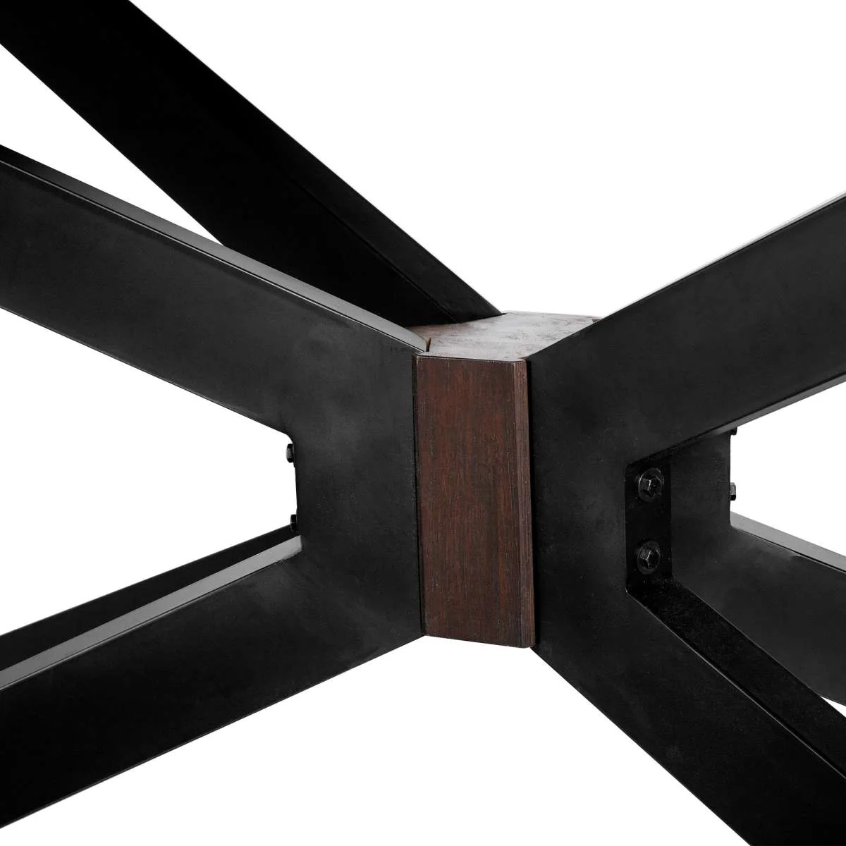 Pirate Acacia Modern Dining Table By Armen Living - Image 4