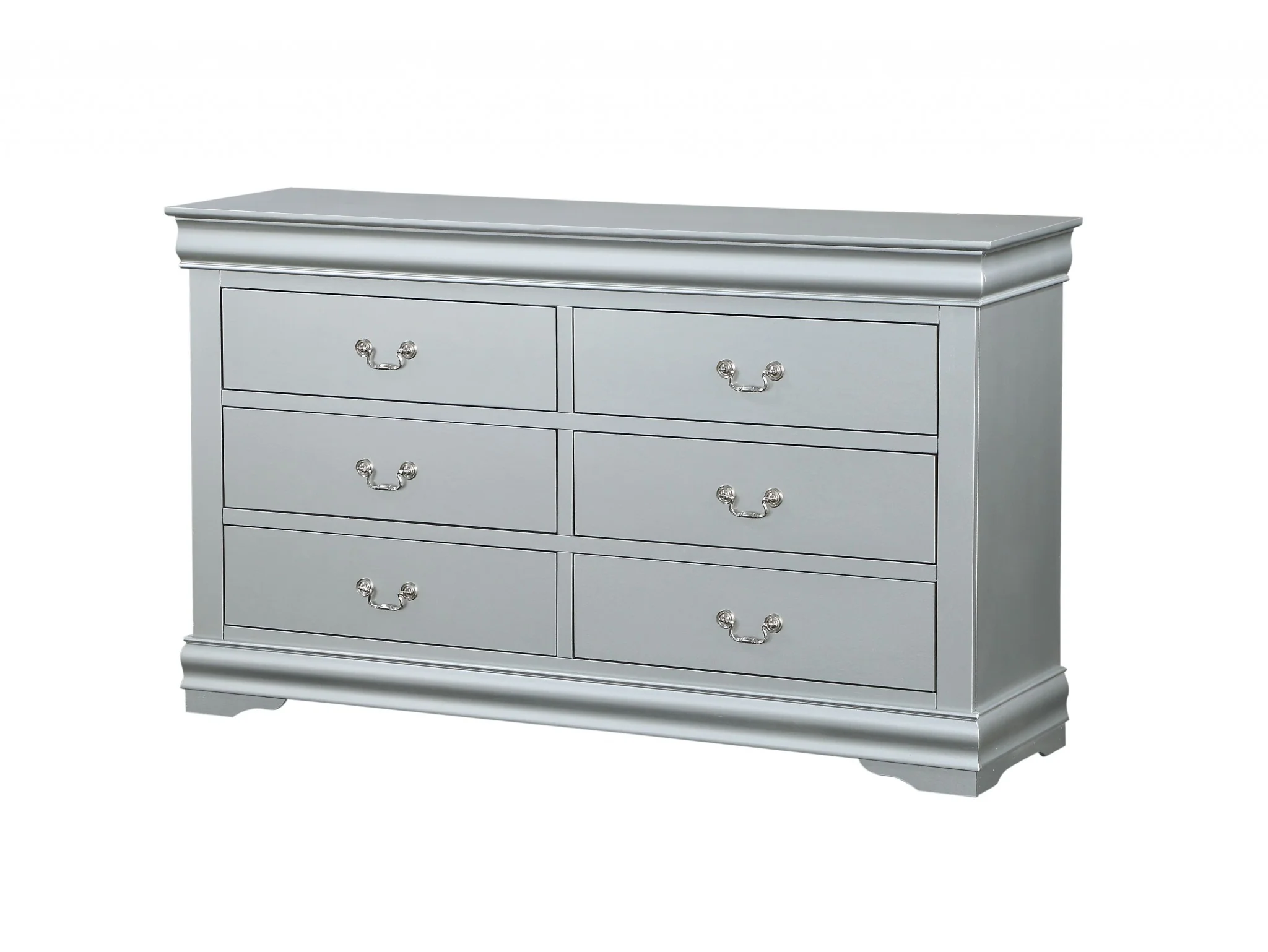 Platinum Wood Dresser By Homeroots - 347105