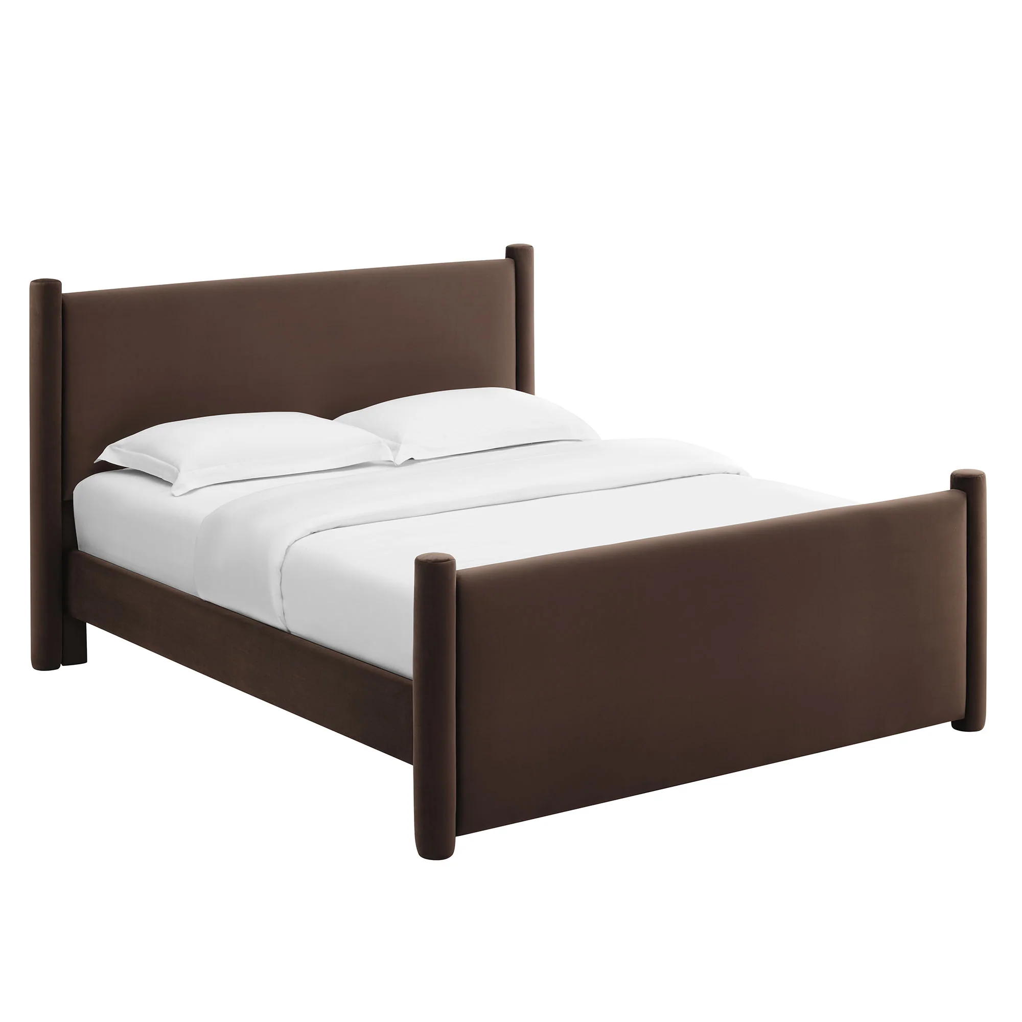 Rael Performance Velvet King Platform Bed by Modway - Image 10