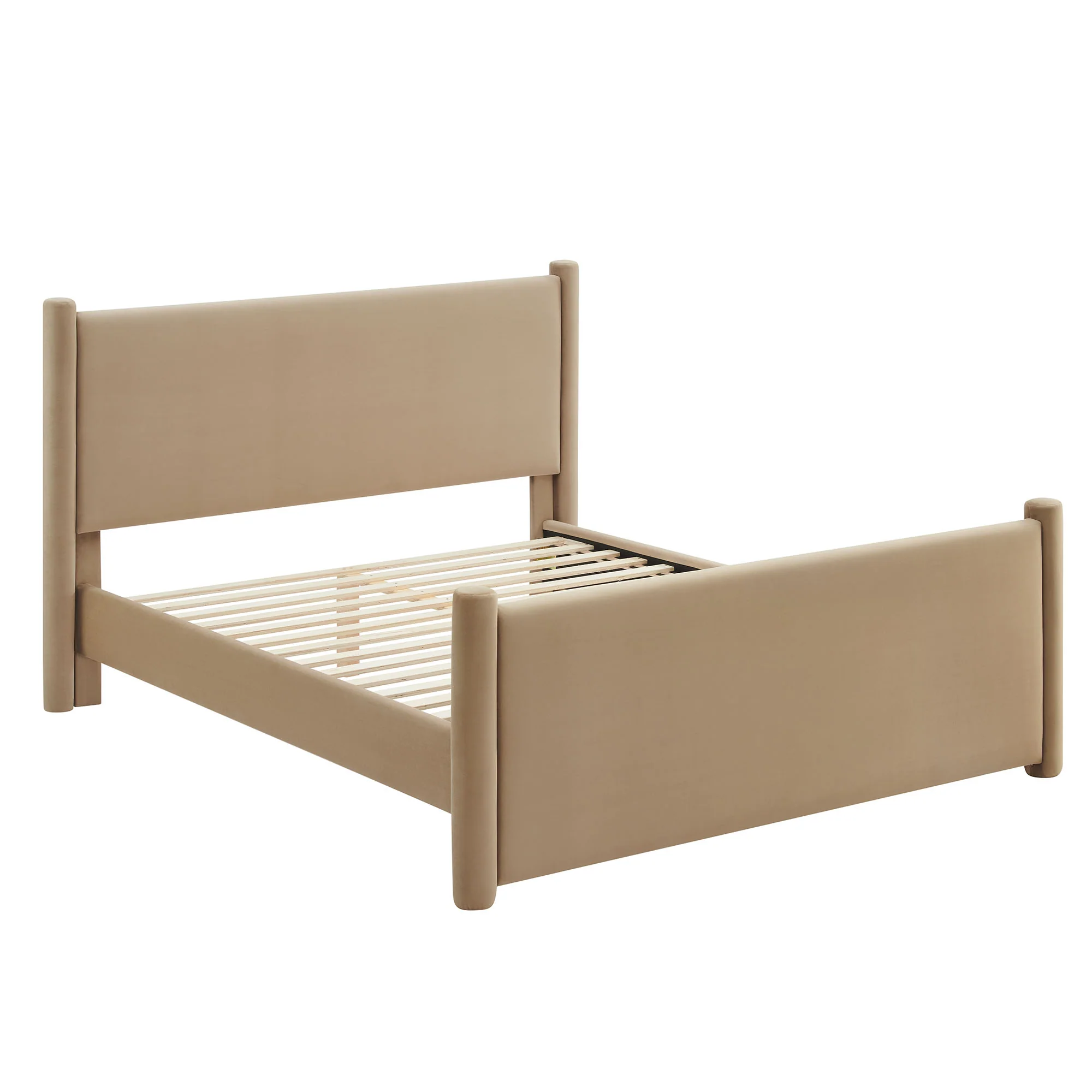 Rael Performance Velvet Queen Platform Bed by Modway - Image 29