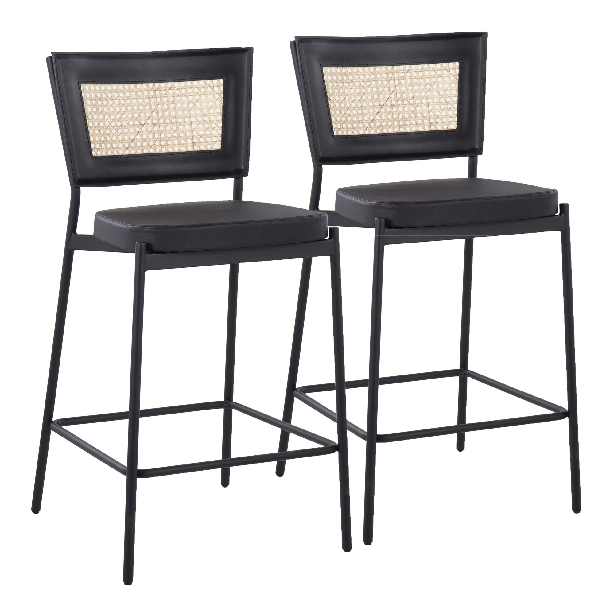 Rattan Tania Counter Stool - Set of 2 By LumiSource