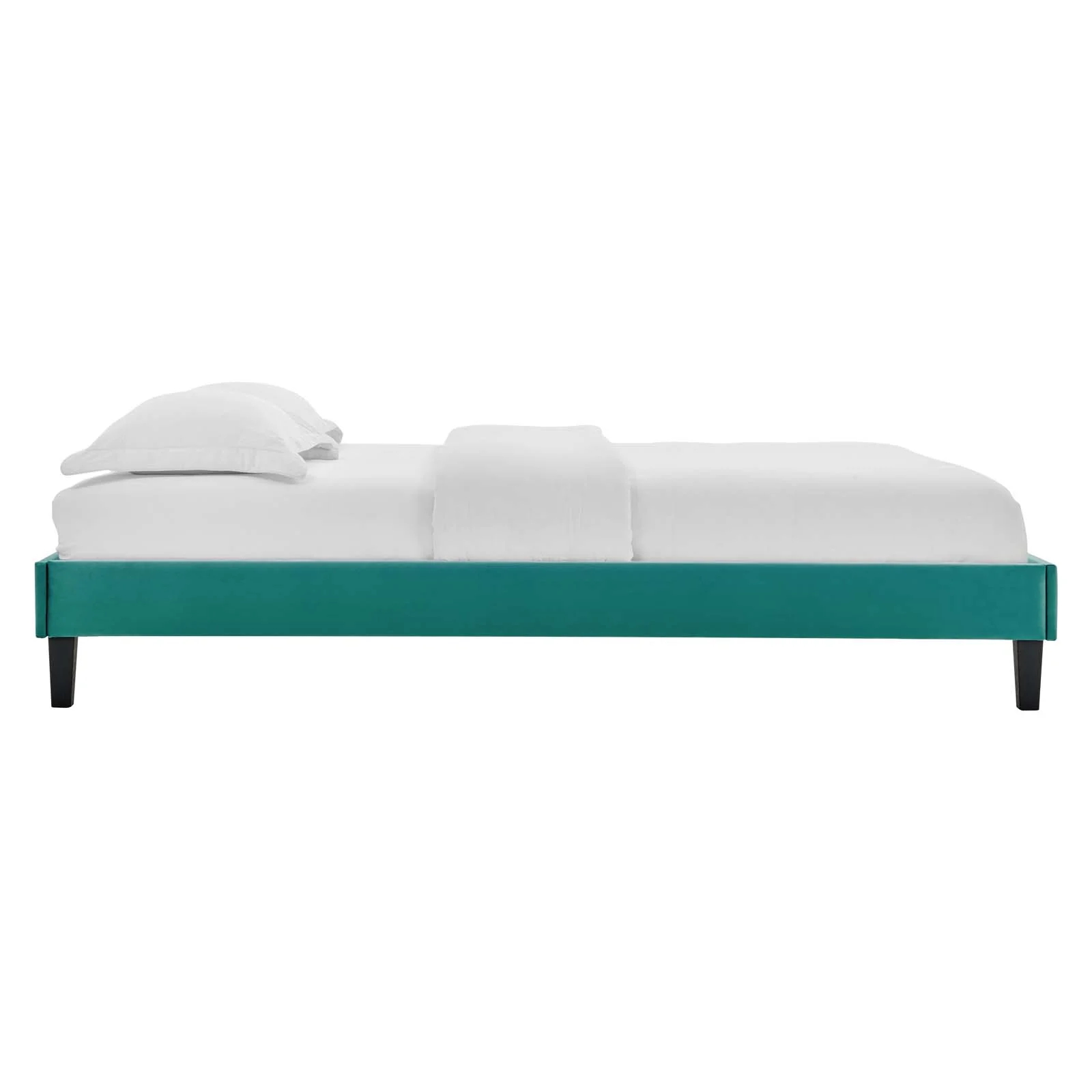 Reagan King Performance Velvet Platform Bed By Modway - MOD-7078 - Image 111