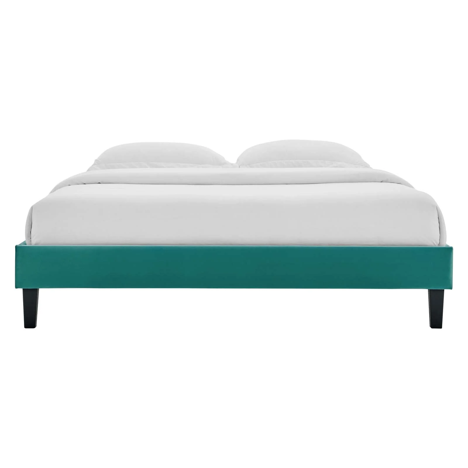 Reagan King Performance Velvet Platform Bed By Modway - MOD-7078 - Image 112
