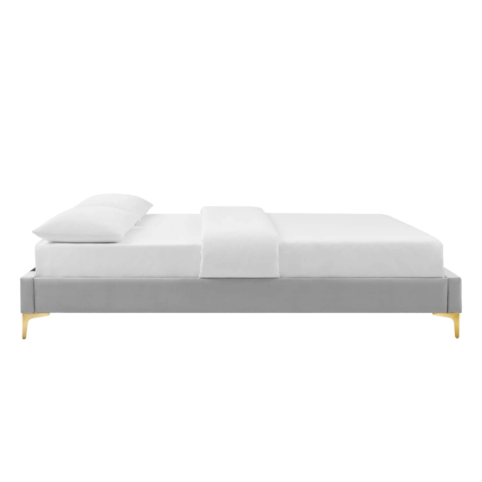 Reagan Queen Performance Velvet Platform Bed By Modway - MOD-6586 - Image 48